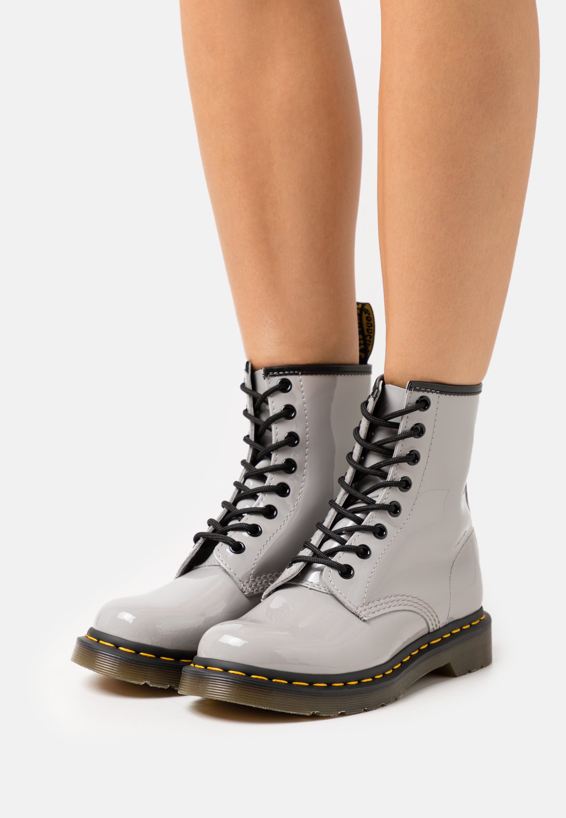 Dr. Martens 1460  - Lace-up ankle boots - grey lamper/grey