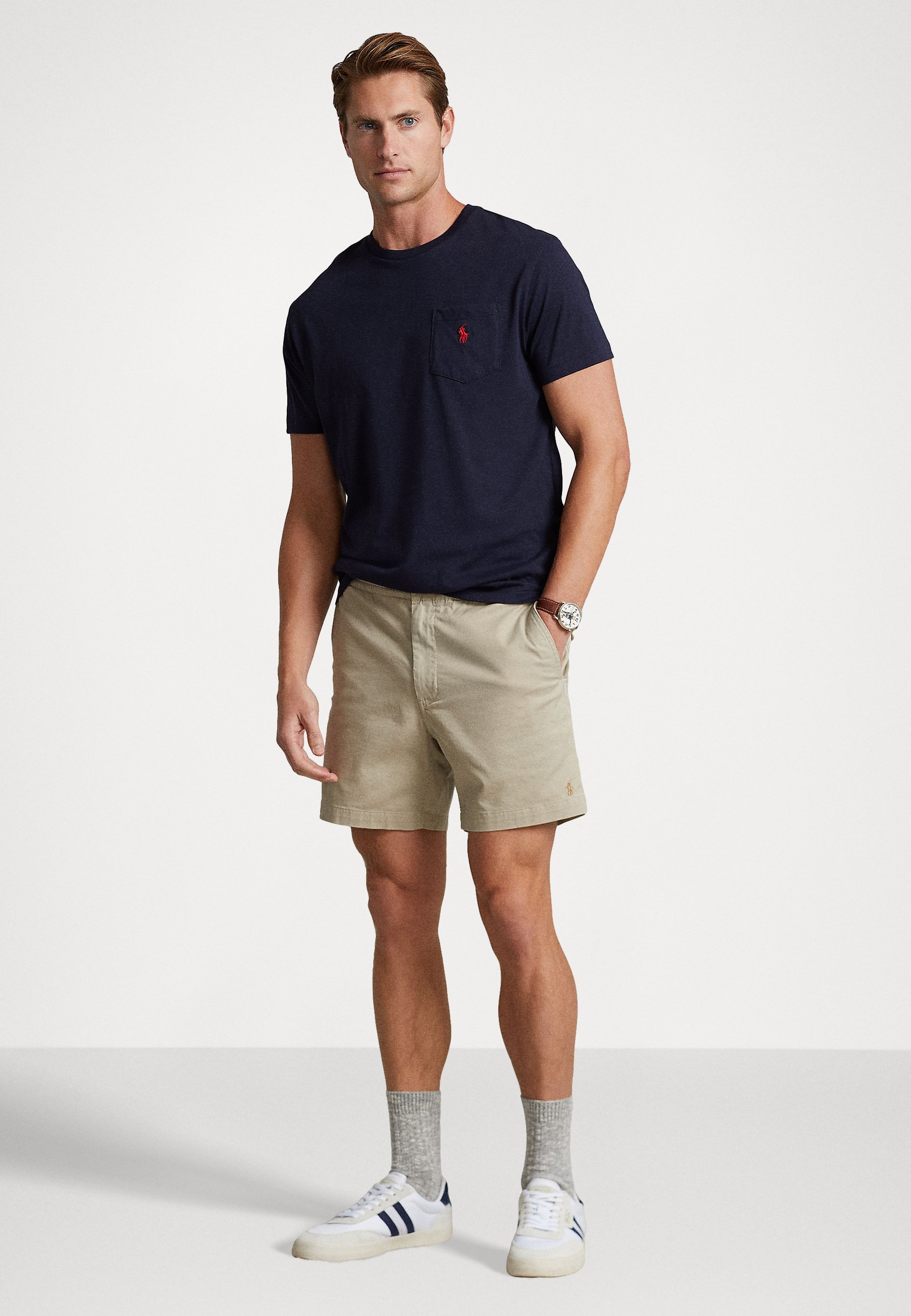 Polo Ralph Lauren PREPSTER STRETCH CHINO SHORT - Shorts - khaki tan/tan