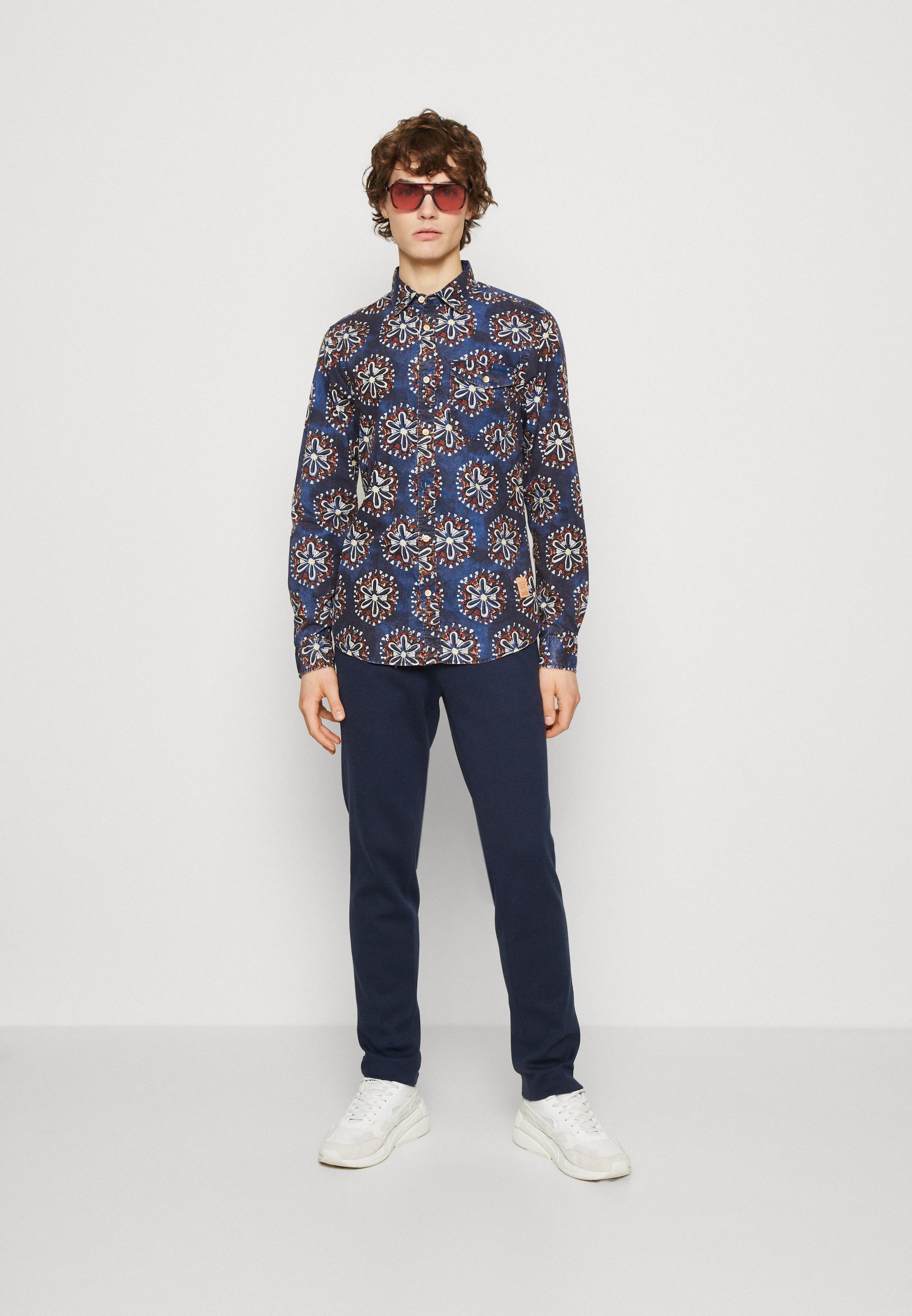 Scotch & Soda WASHED SHIRT - Shirt - dark blue