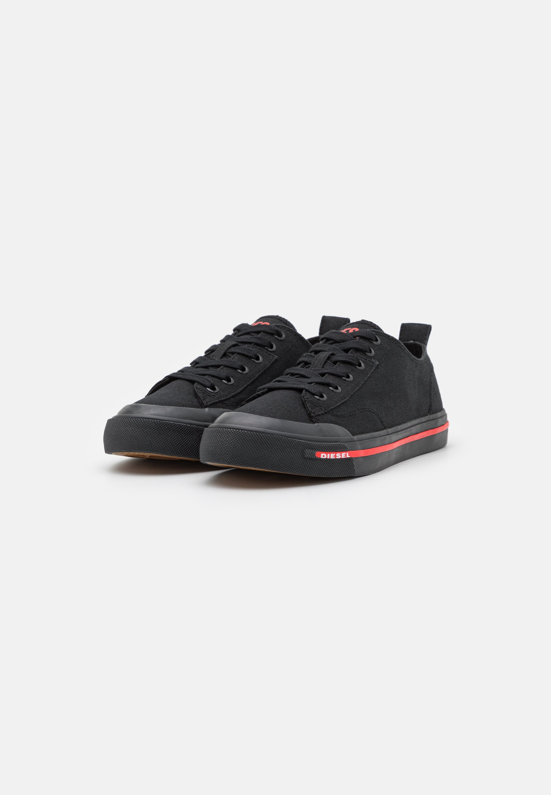 Diesel S-ATHOS LOW - Casual lace-ups - black