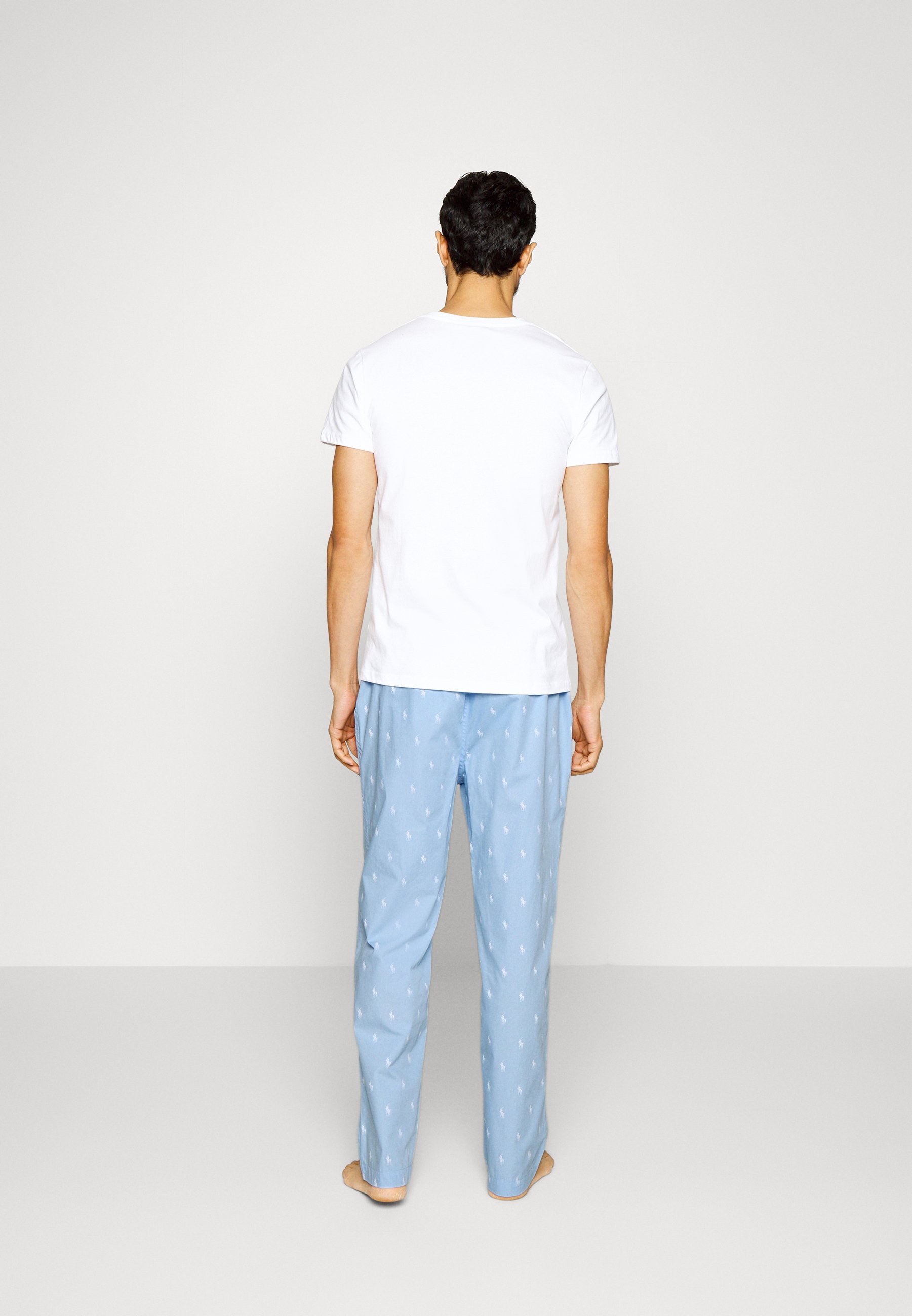 Polo Ralph Lauren PANT SLEEP BOTTOM - Pyjama bottoms - office blue/light blue