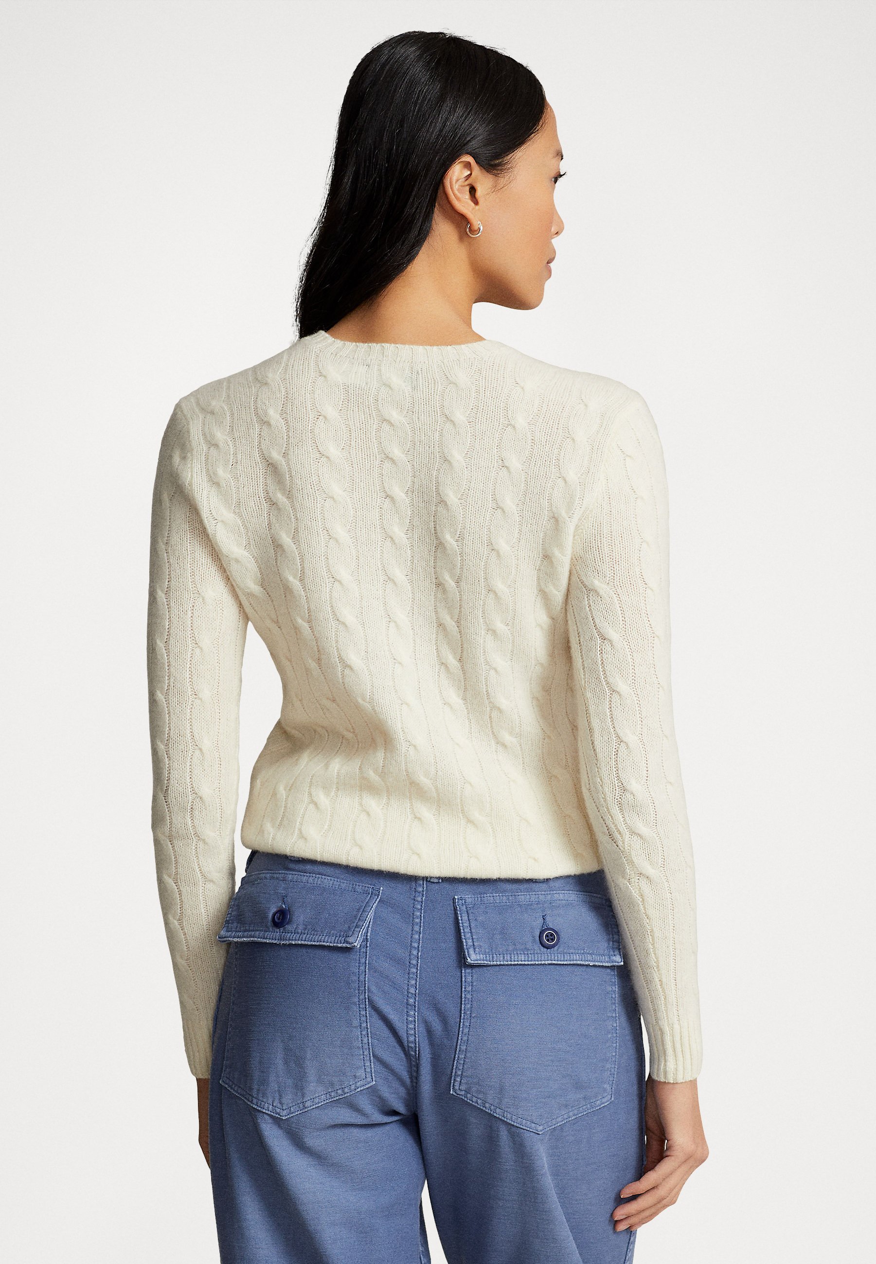 Polo Ralph Lauren JULIANNA LONG SLEEVE - Jumper - authentic cream/off-white