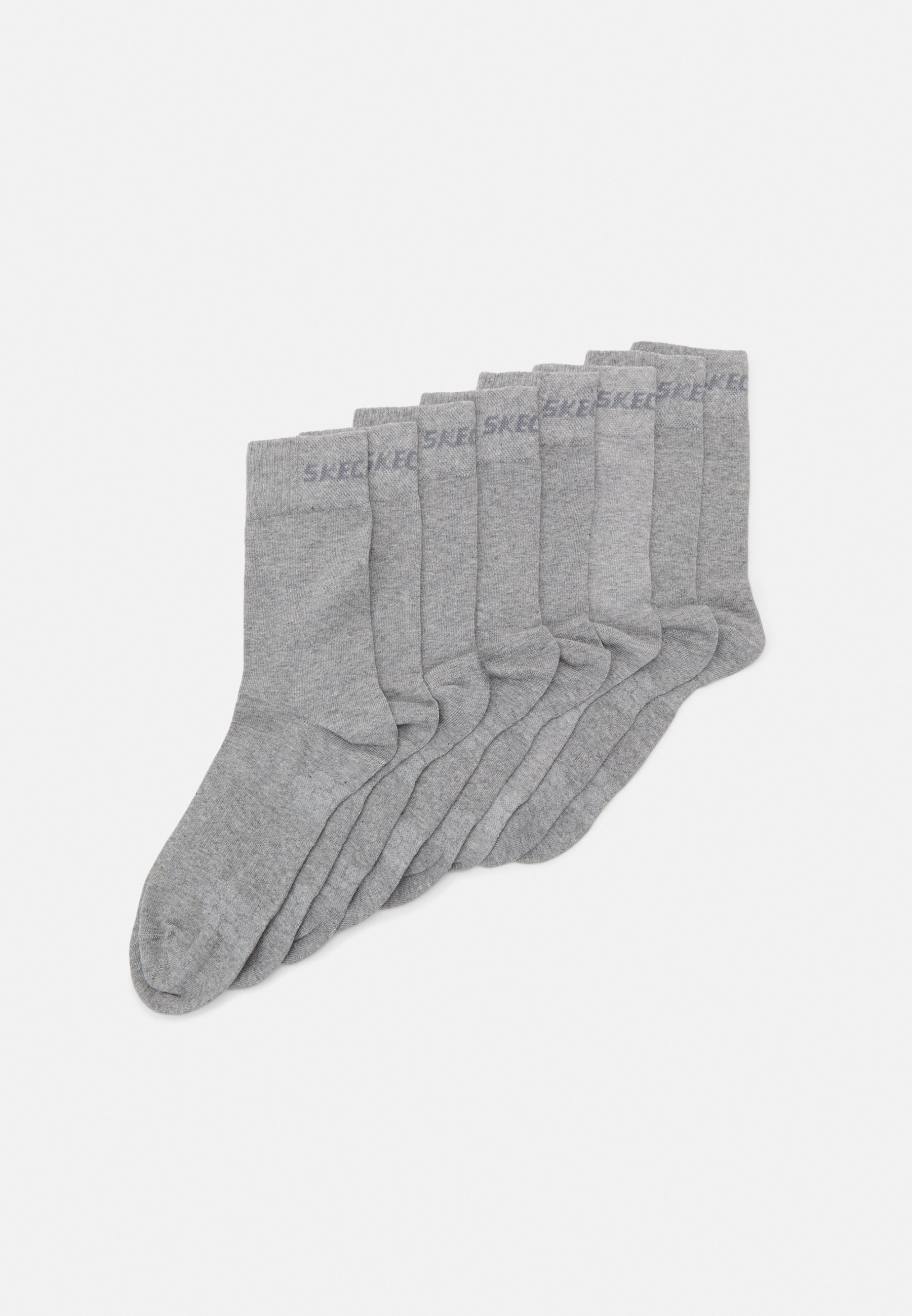 Skechers VENTILATION 8 PACK UNISEX - Socks - light grey melange/light grey