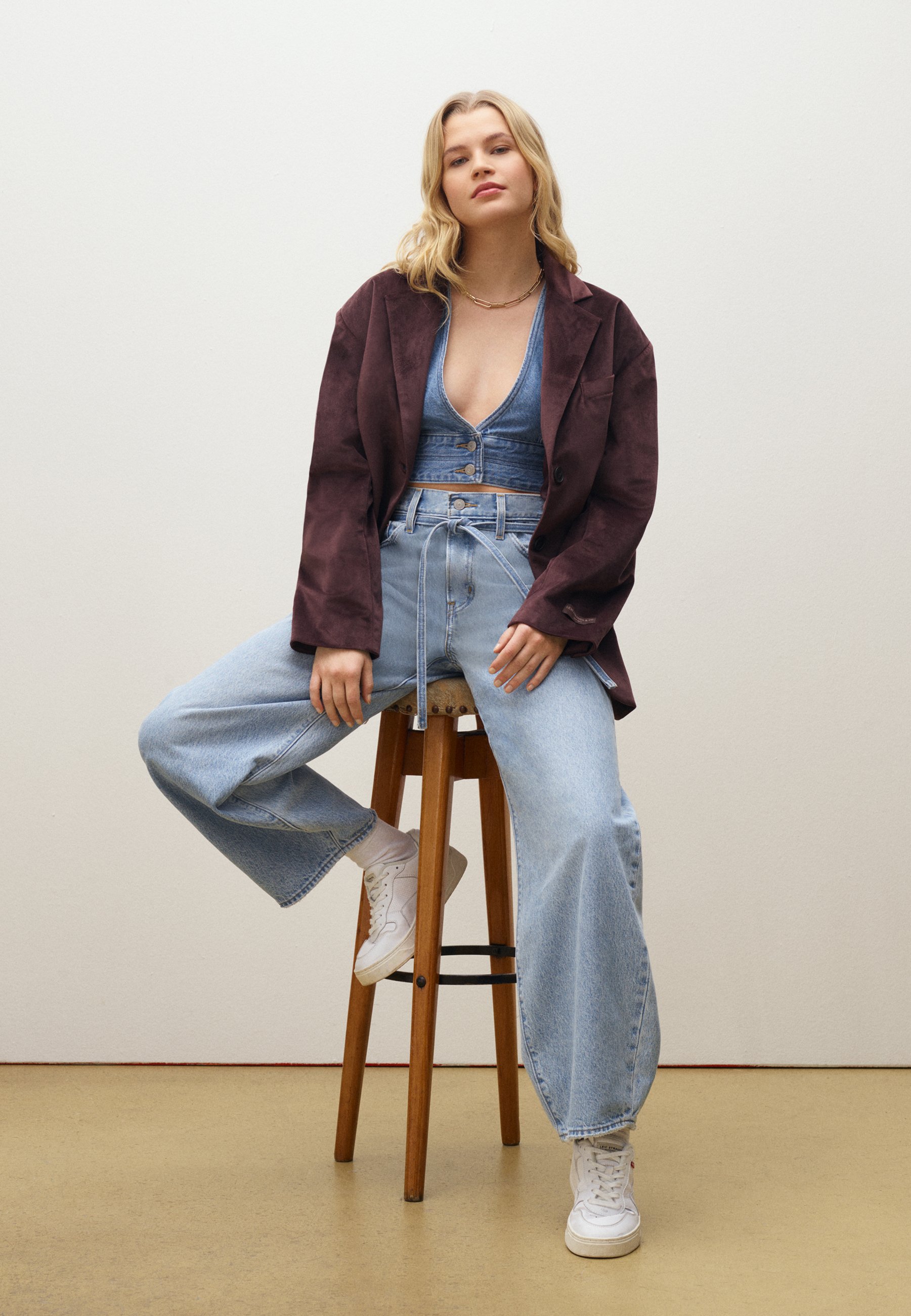 Levi's® XL BALLOON - Relaxed fit jeans - price is right/light-blue denim