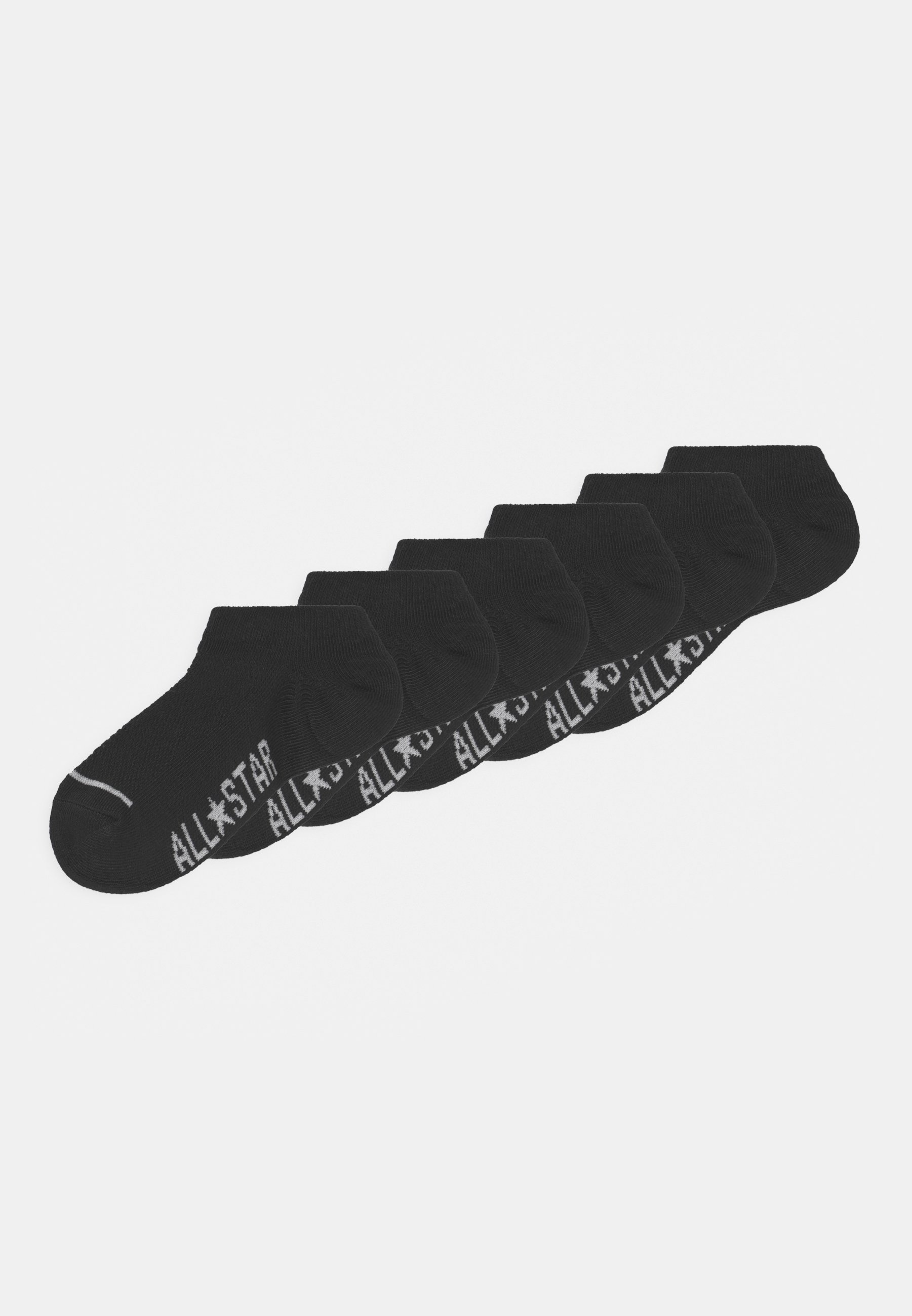 Converse WORDMARK NO SHOW UNISEX 6 PACK  - Socks - black