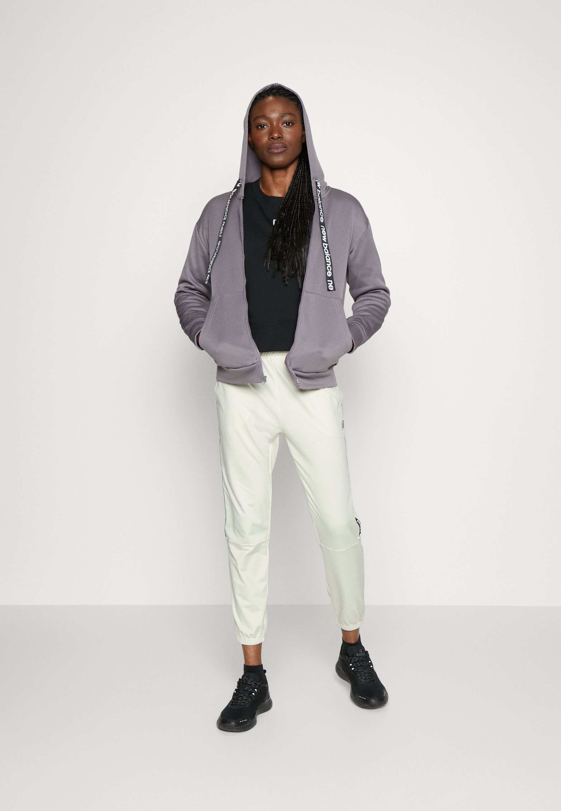 NB RELENTLESS JOGGER - Tracksuit bottoms - sea salt heather/off-white