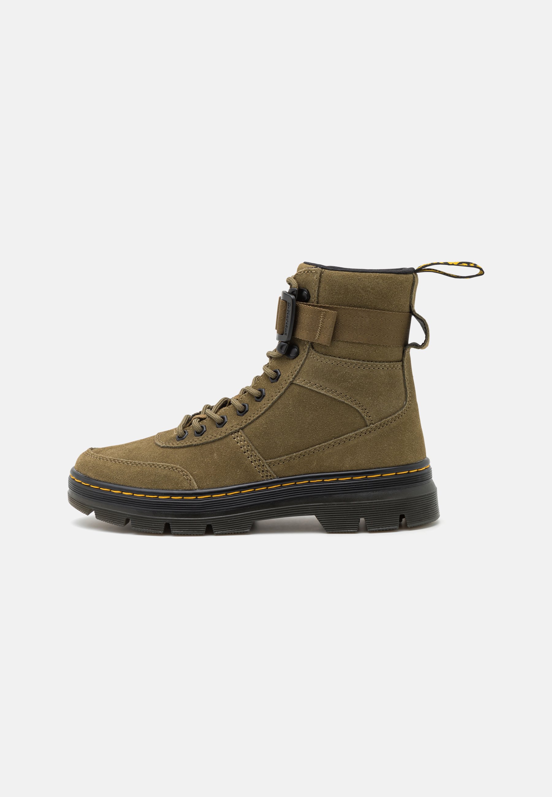 Dr. Martens COMBS TECH UNISEX - Platform ankle boots - olive