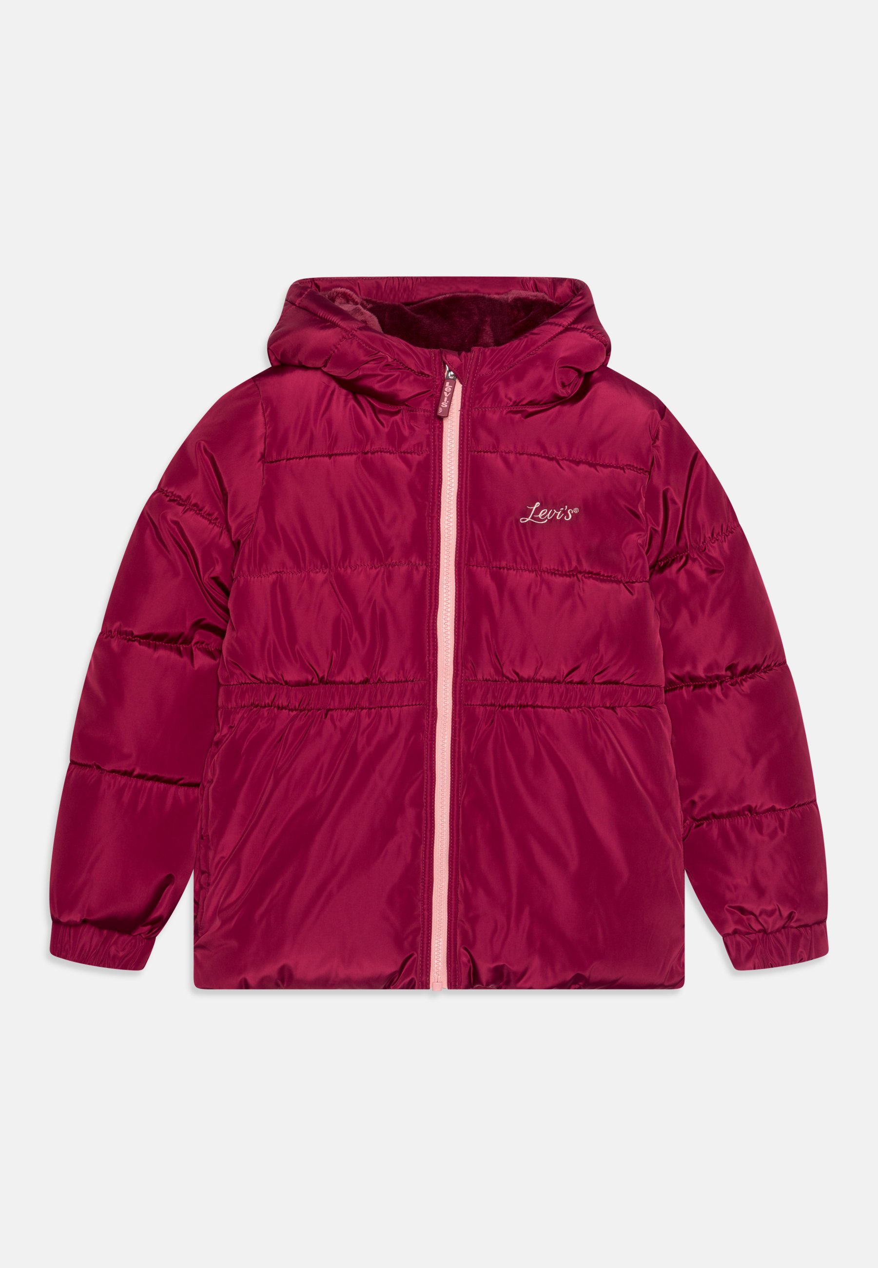 Levi's® THIGH LENGTH PUFFER - Winter jacket - rhododendron/bordeaux