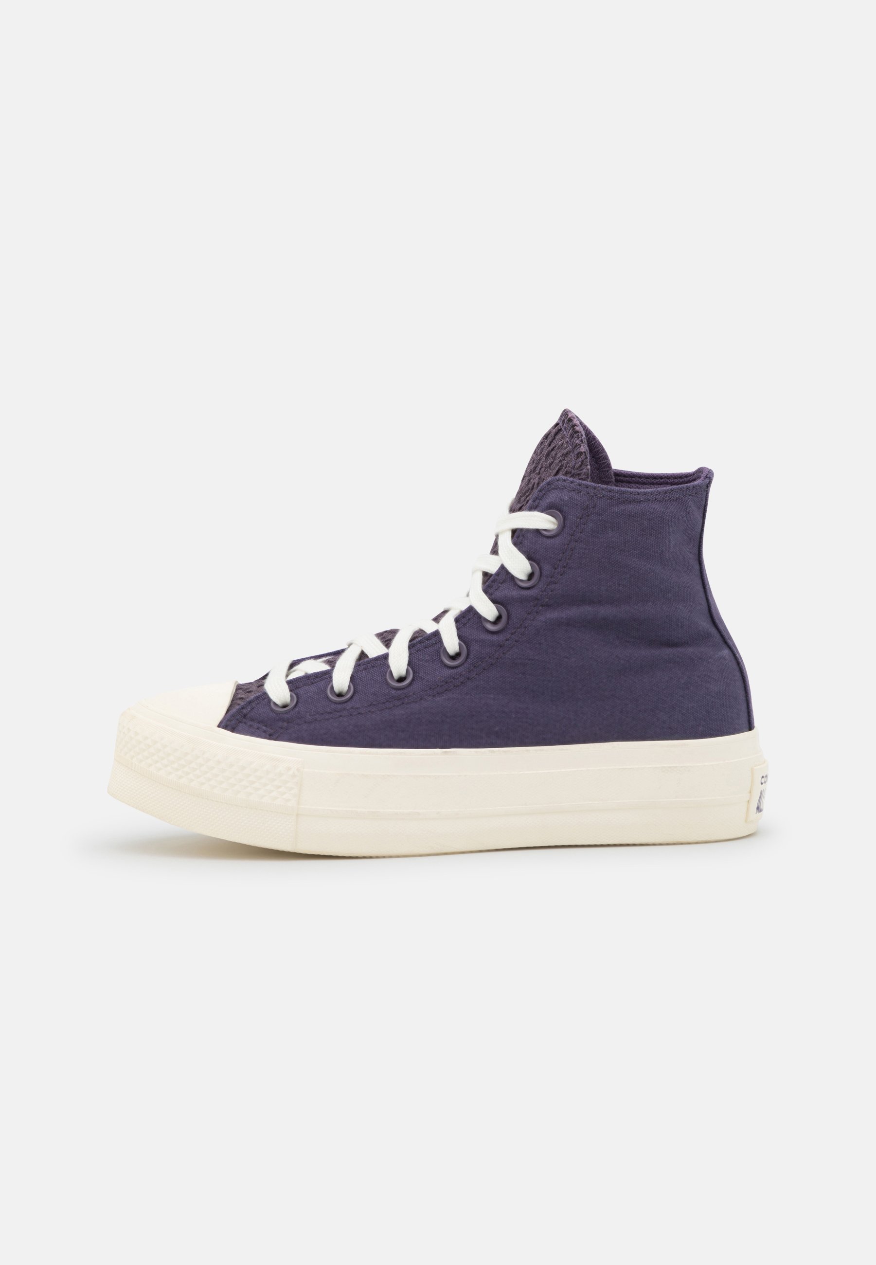 Converse CHUCK TAYLOR ALL STAR LIFT DESERT CAMO - High-top trainers - dark raisin/egret/blue