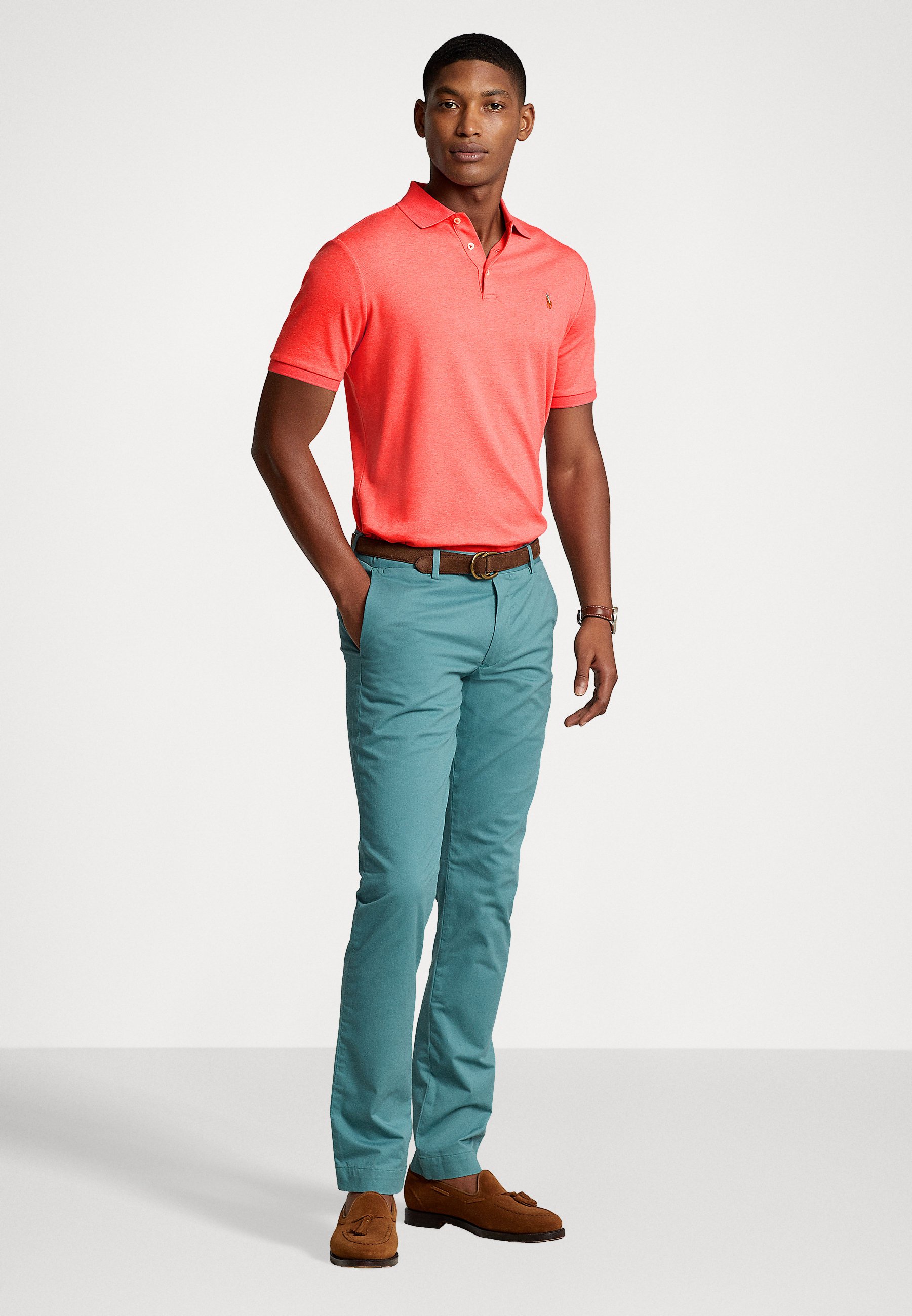 Polo Ralph Lauren SHORT SLEEVE - Polo shirt - koralle/light pink