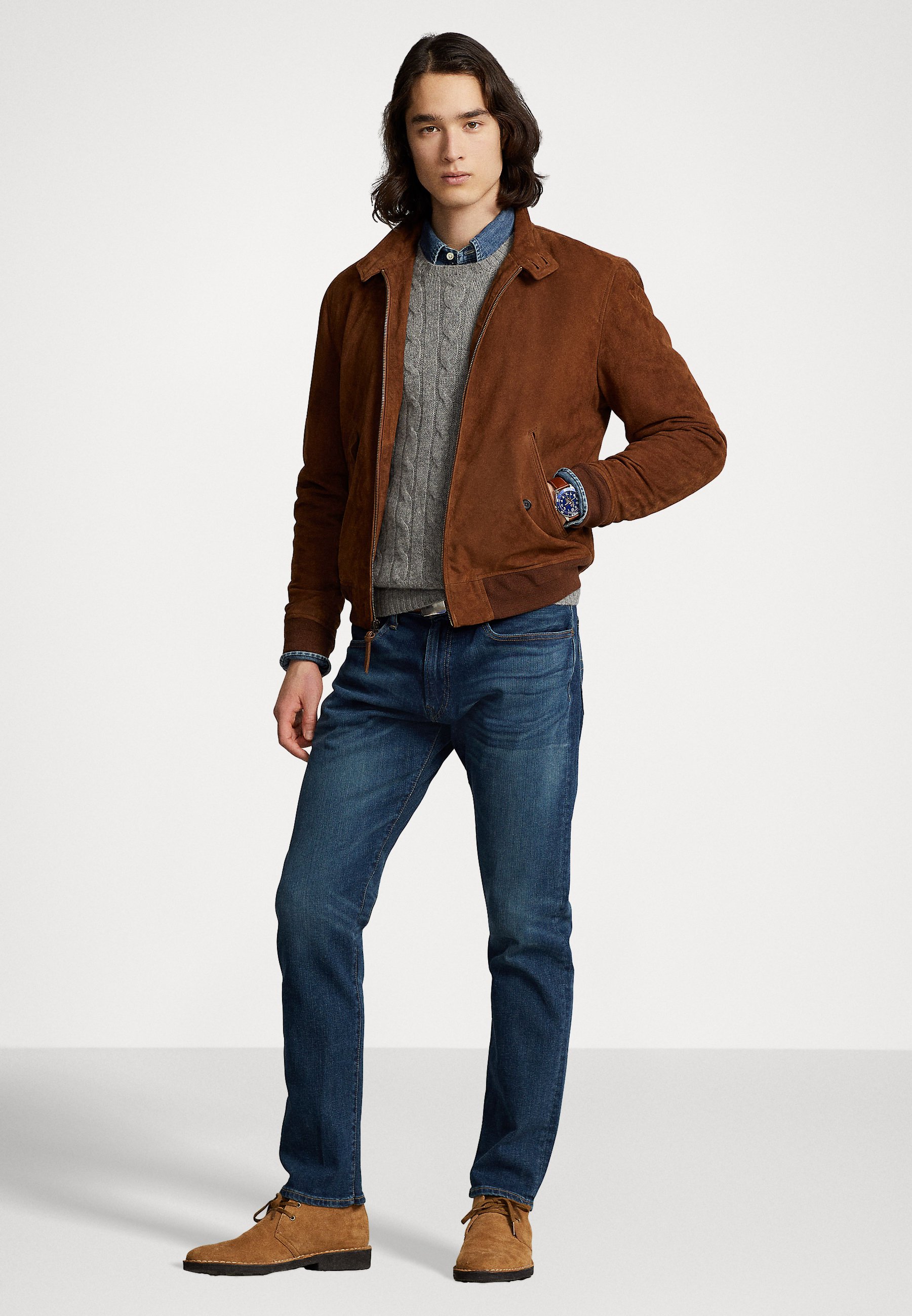 Polo Ralph Lauren HAMPTON 5-POCKET - Relaxed fit jeans - rockford stretch/blue