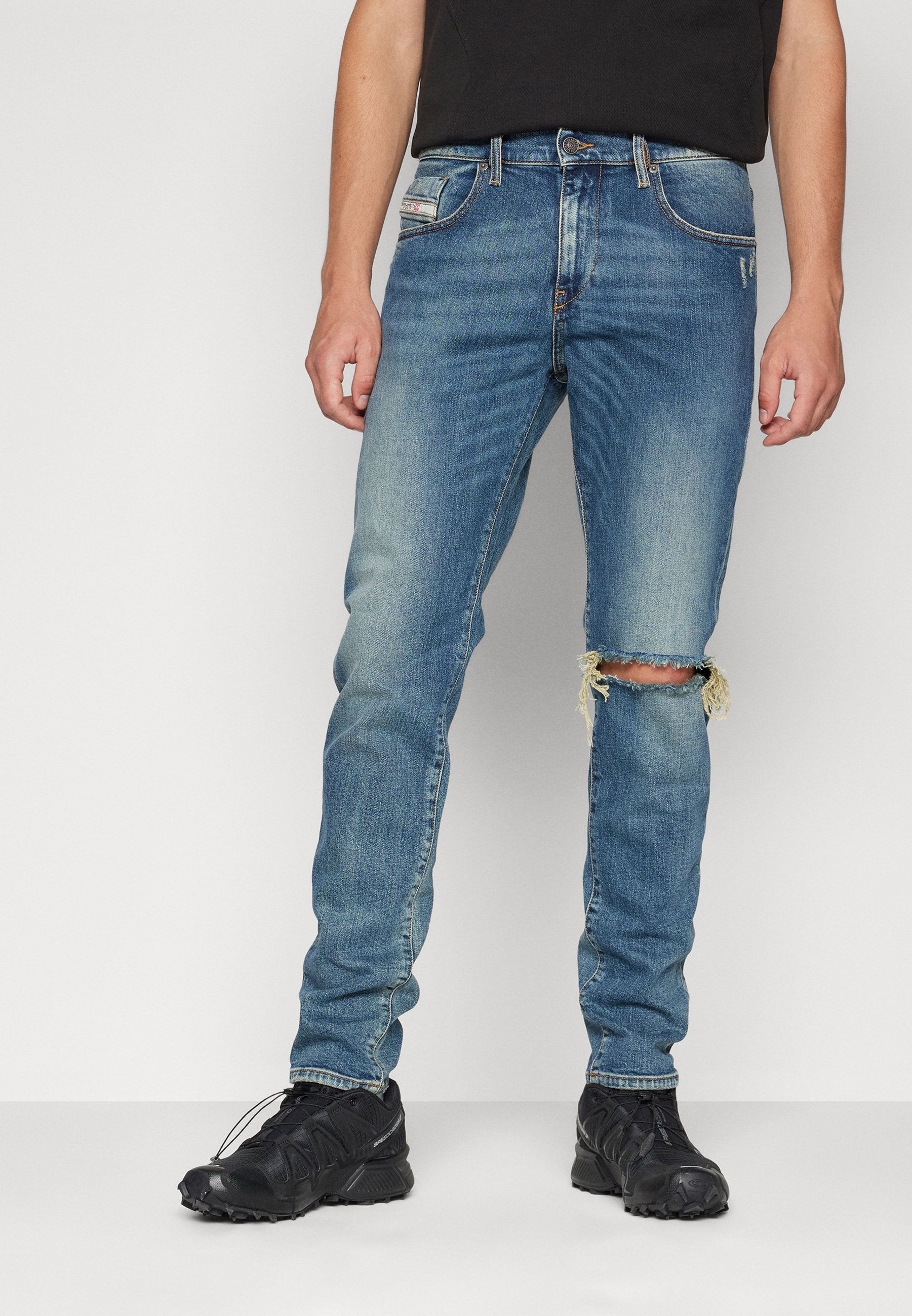 Diesel 2019 D-STRUKT - Slim fit jeans - 007m501/blue denim