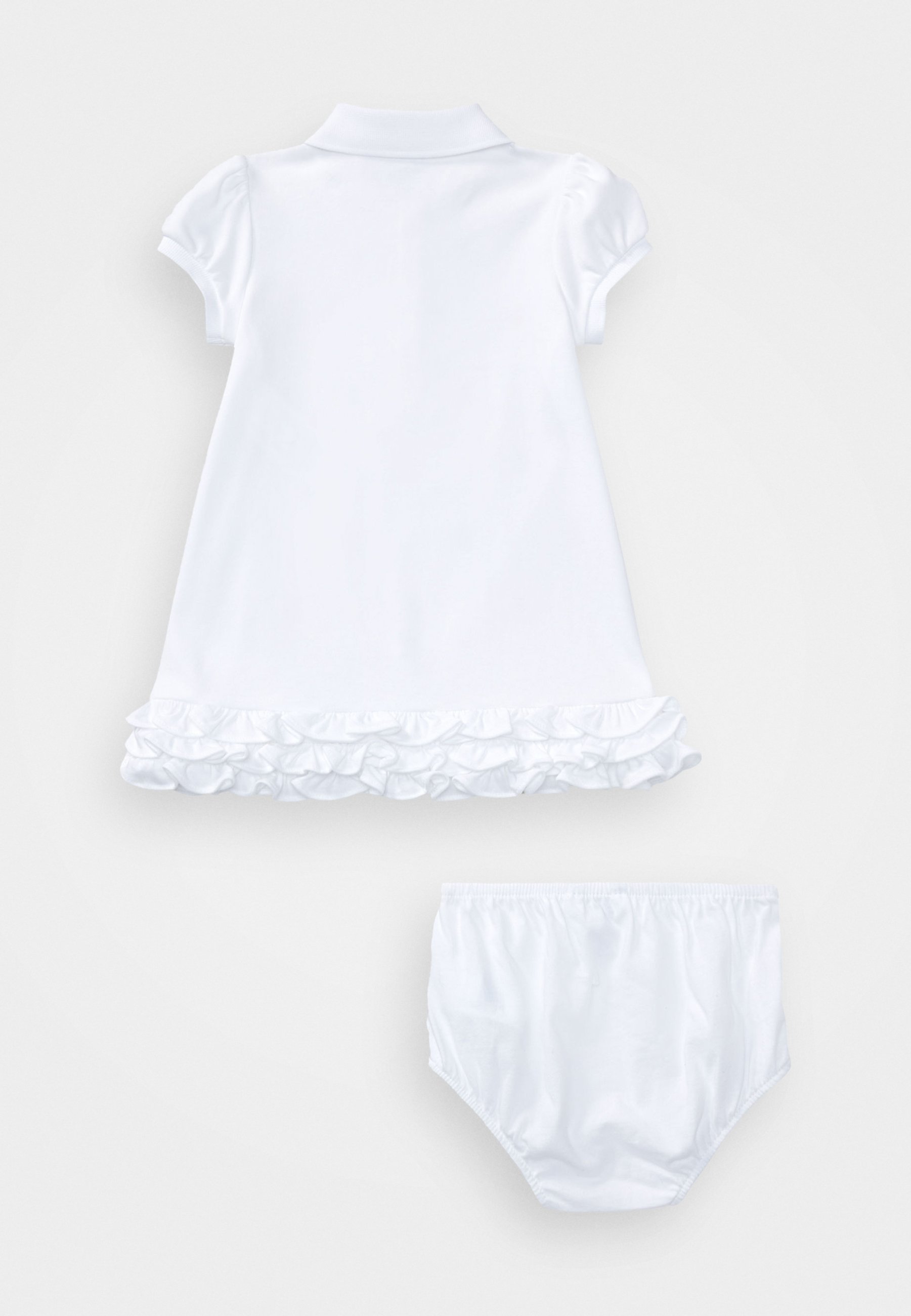 Polo Ralph Lauren SCHIFFLI DRESSES - Jersey dress - white