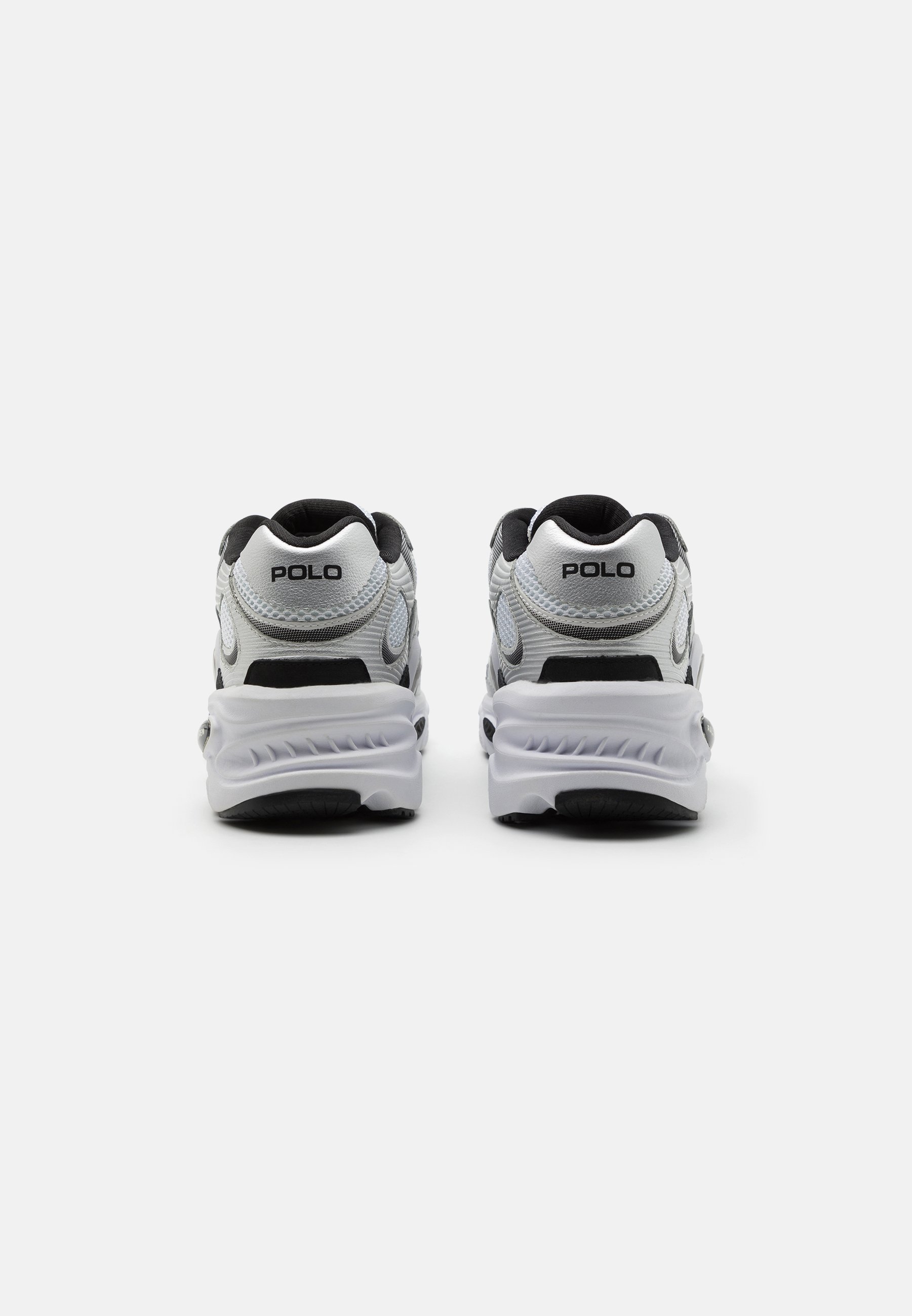 Polo Ralph Lauren LACE - Trainers - silver/black/silver-coloured
