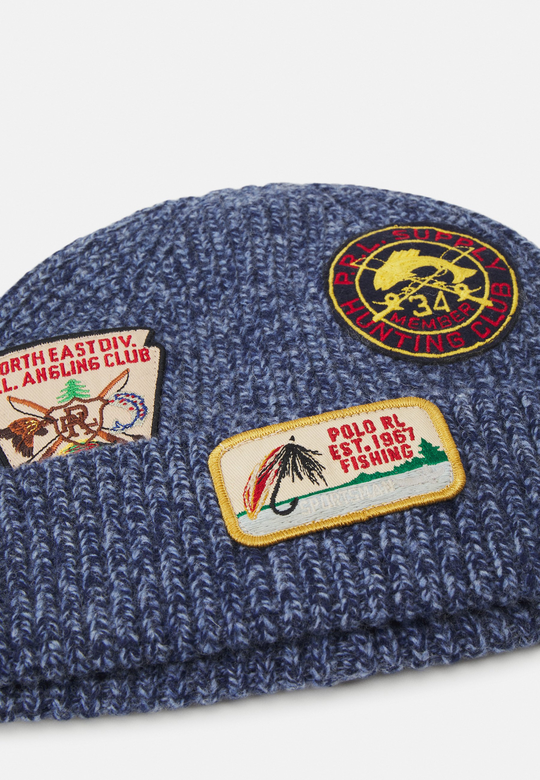 Polo Ralph Lauren PATCH HAT COLD WEATHER UNISEX - Beanie - navy marl/dark blue