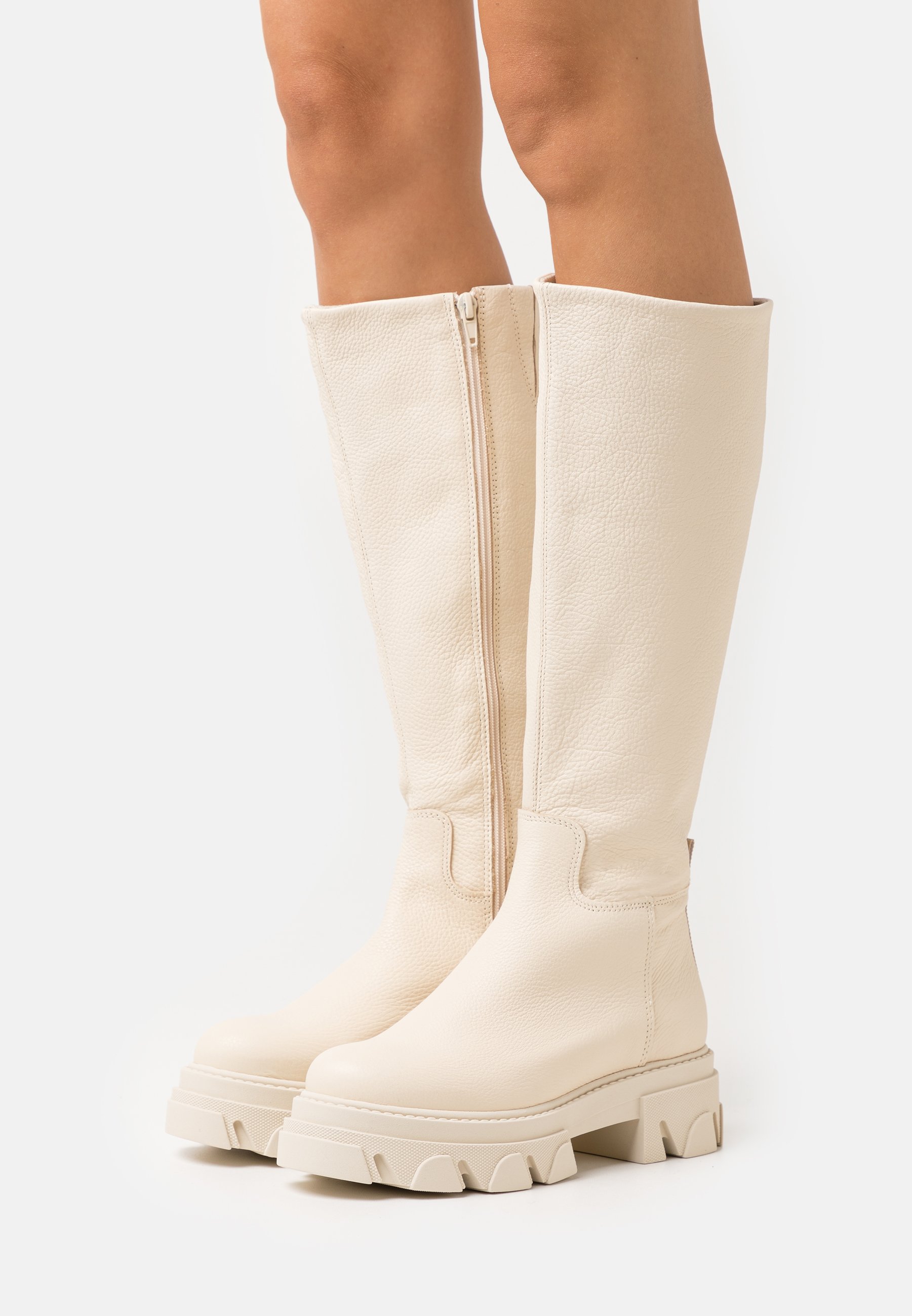 Steve Madden MANA - Platform boots - bone/off-white