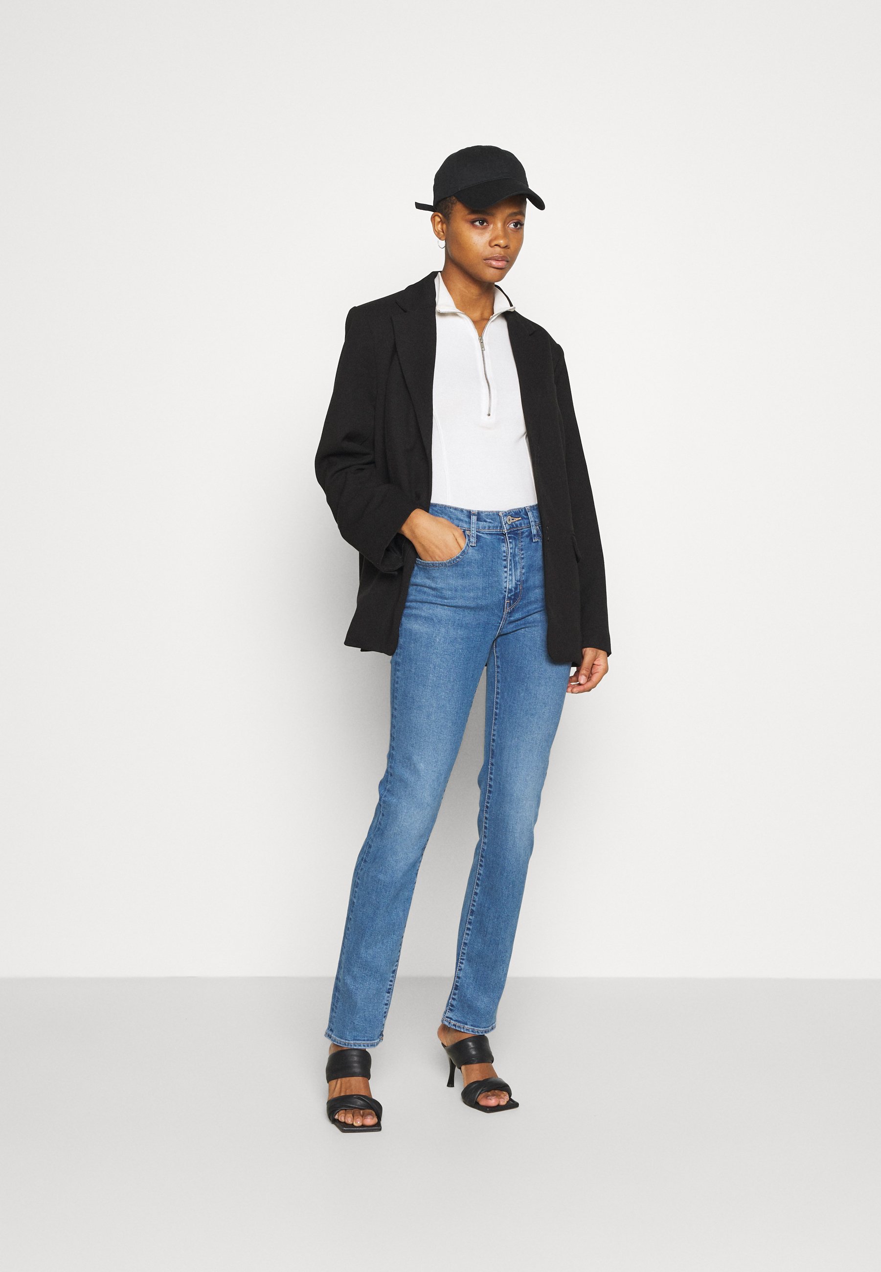 Levi's® 724™ HIGH RISE - Slim fit jeans - rio frost/blue denim