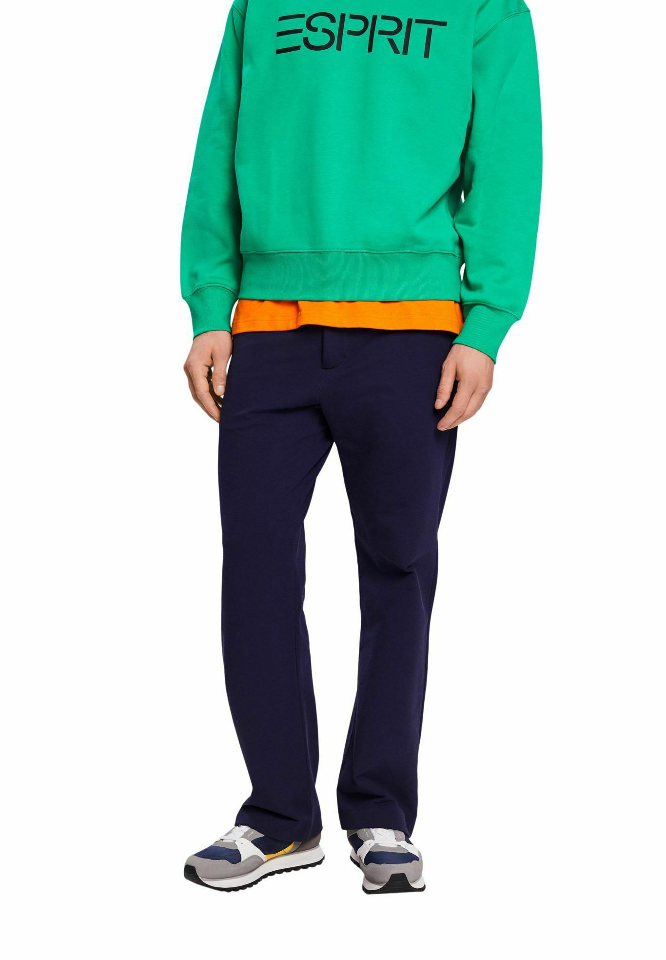Esprit Trousers - blue rinse/dark-blue denim