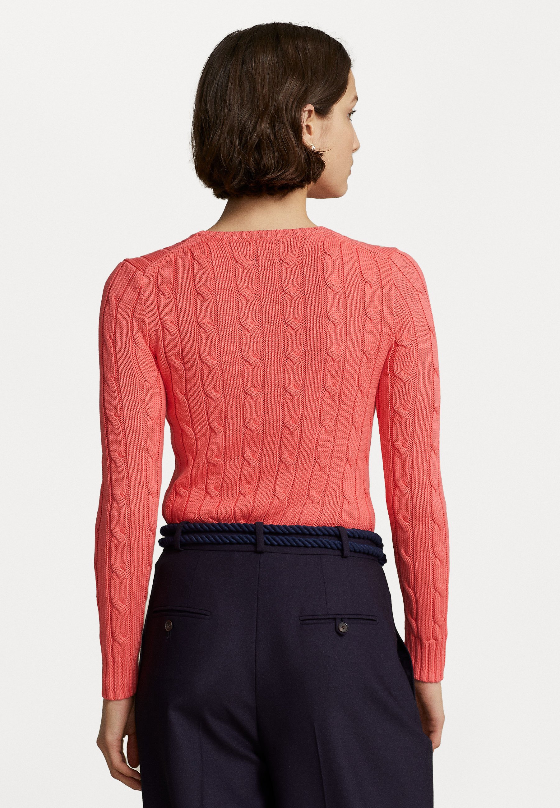 Polo Ralph Lauren JULIANNA LONG SLEEVE - Jumper - ruby coral/light red
