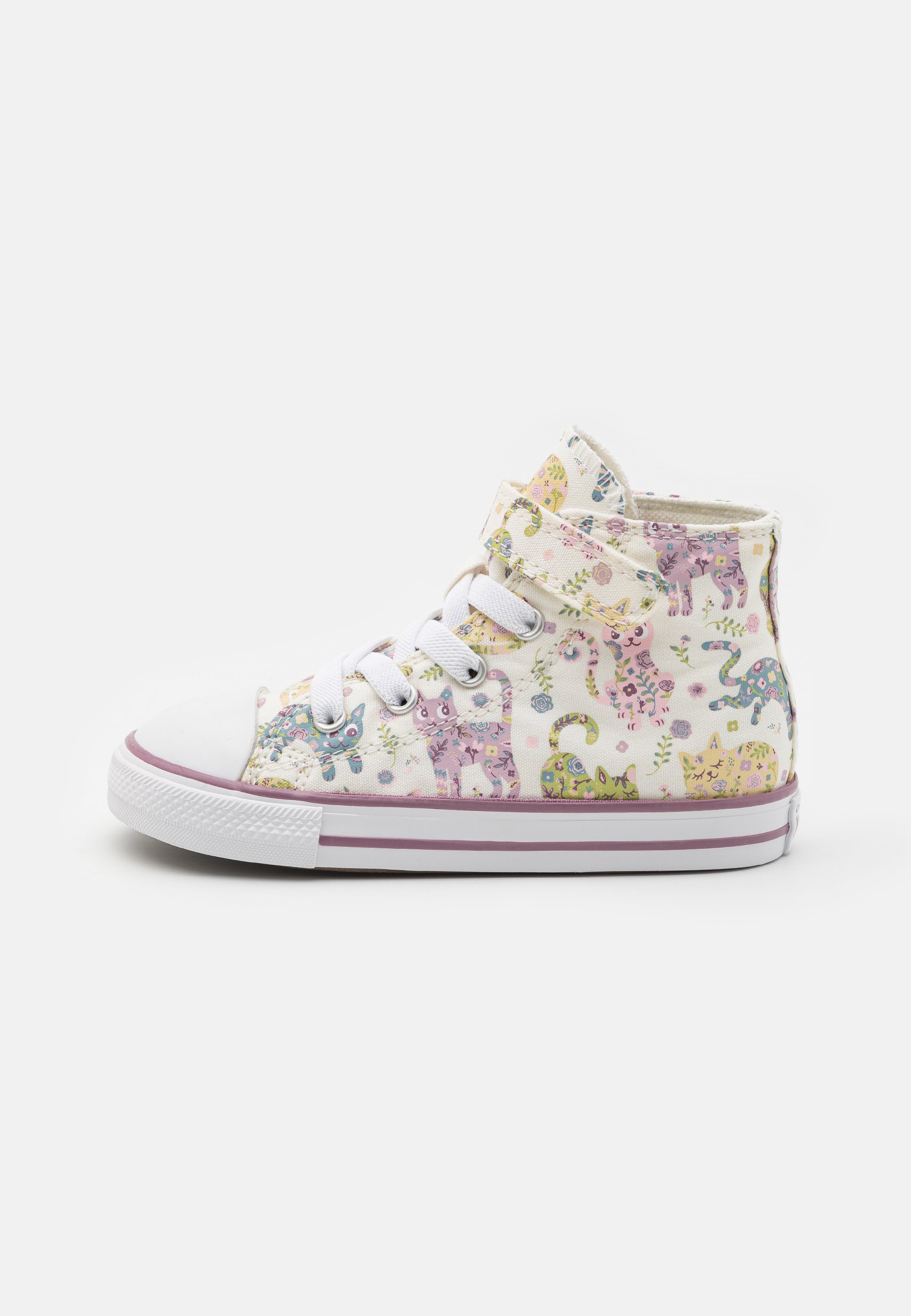 Converse CHUCK TAYLOR ALL STAR UNISEX - Baby shoes - vintage white/dreamy dahlia/white