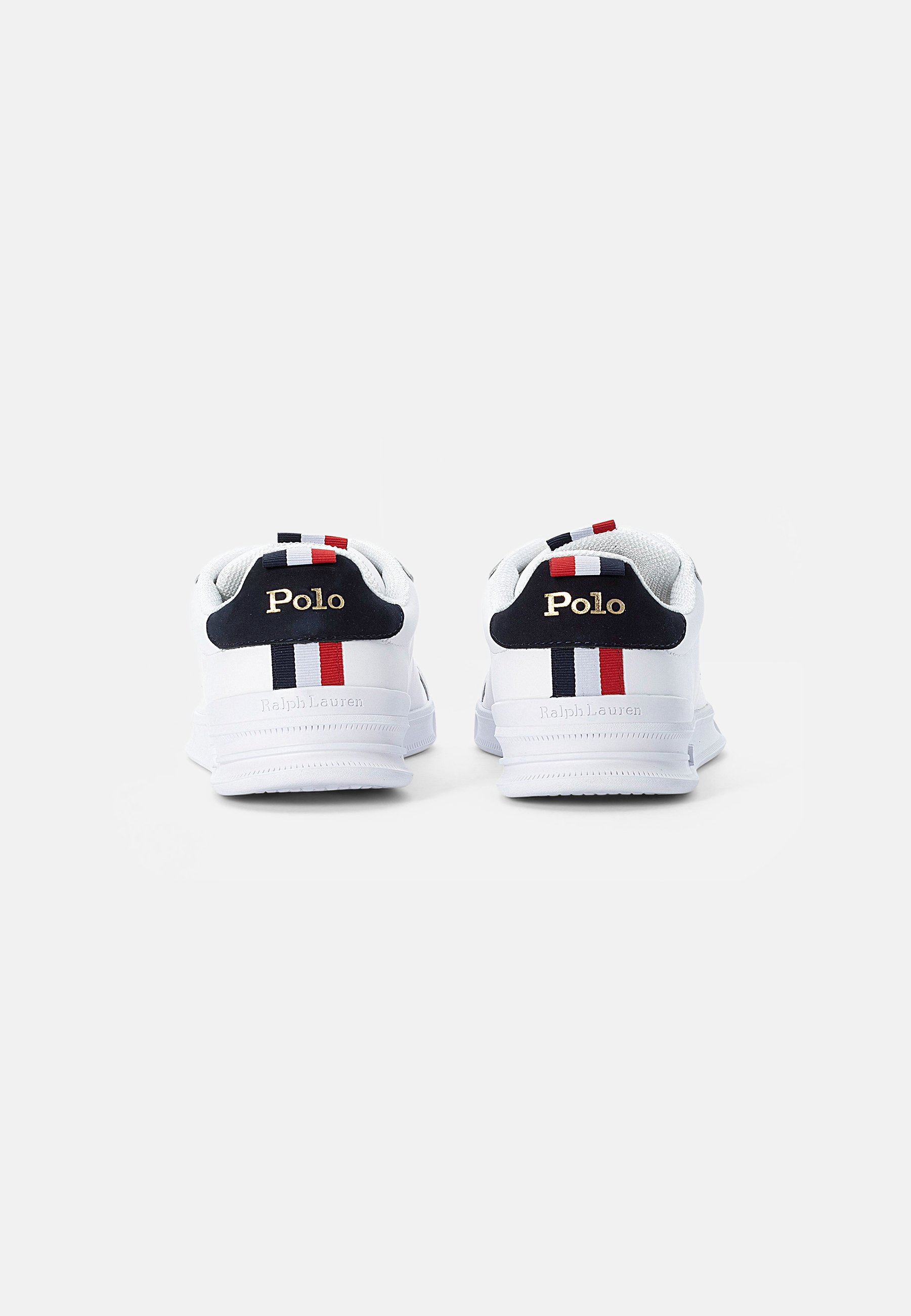 Polo Ralph Lauren TOP LACE UNISEX - Trainers - white/navy/red/white