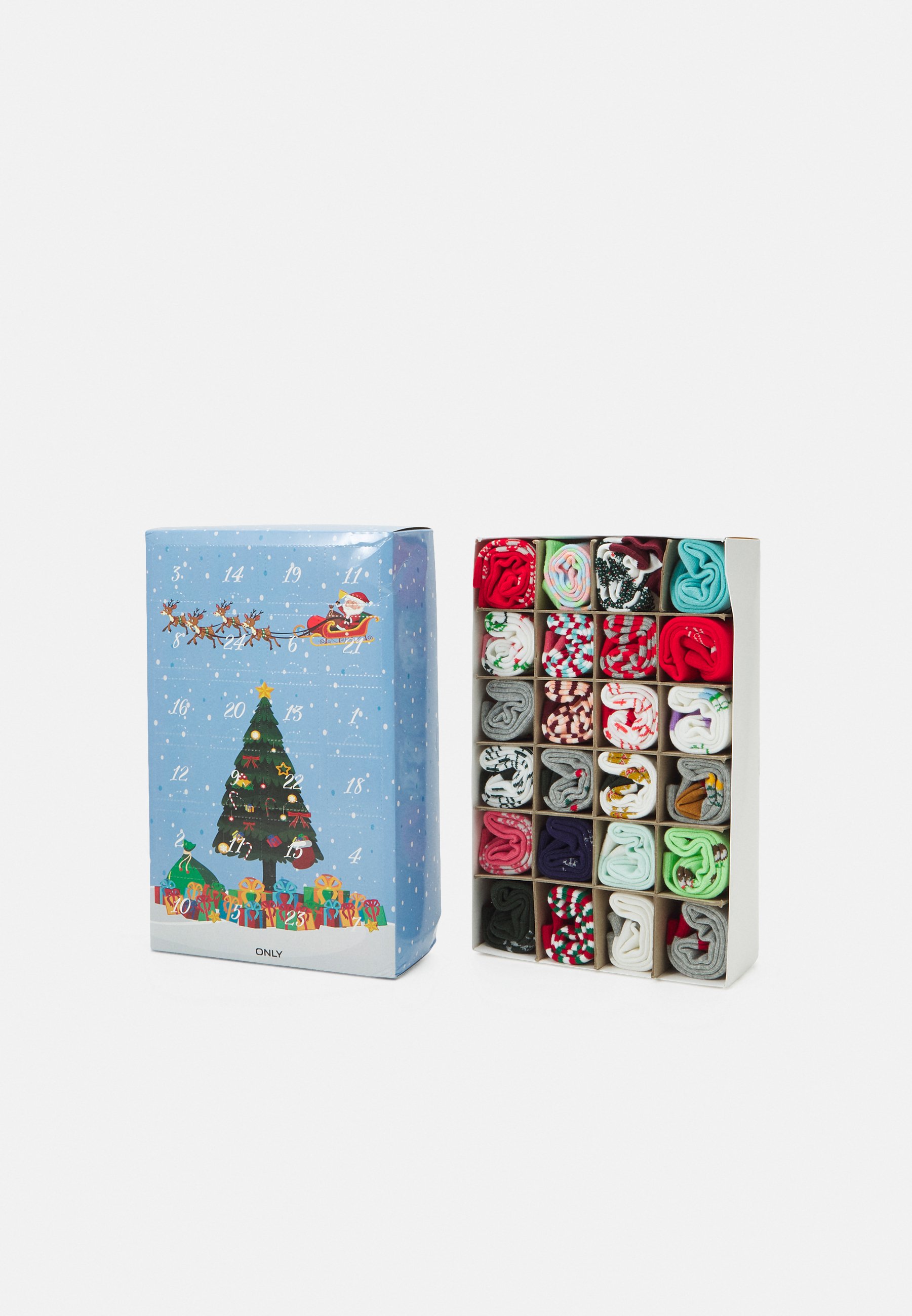 ONLY ONL XMAS SOCK ADVENTSKALENDER BOX 24-PACK - Socks - multi-coloured