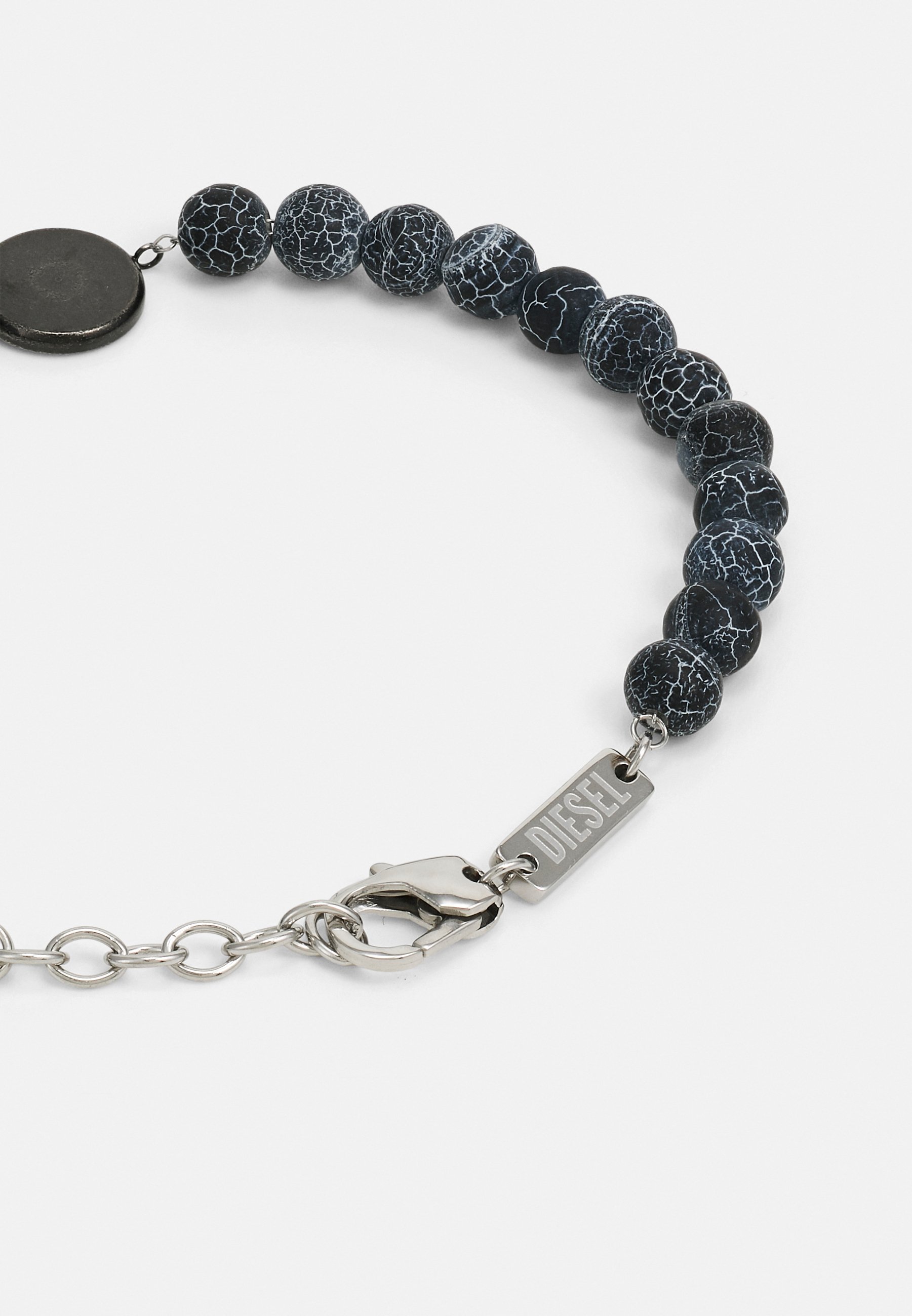 Diesel Bracelet - black/silver- coloured/silver-coloured