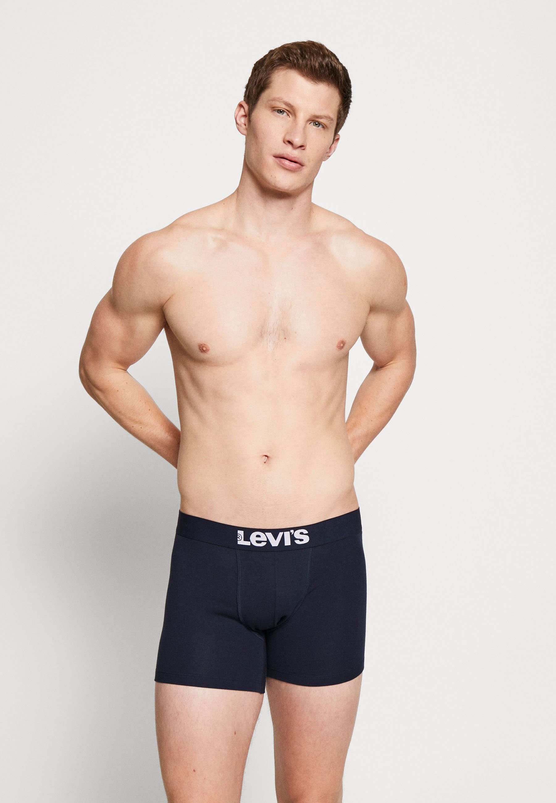 Levi's® SOLID BASIC BOXER 2 PACK - Pants - navy/dark blue