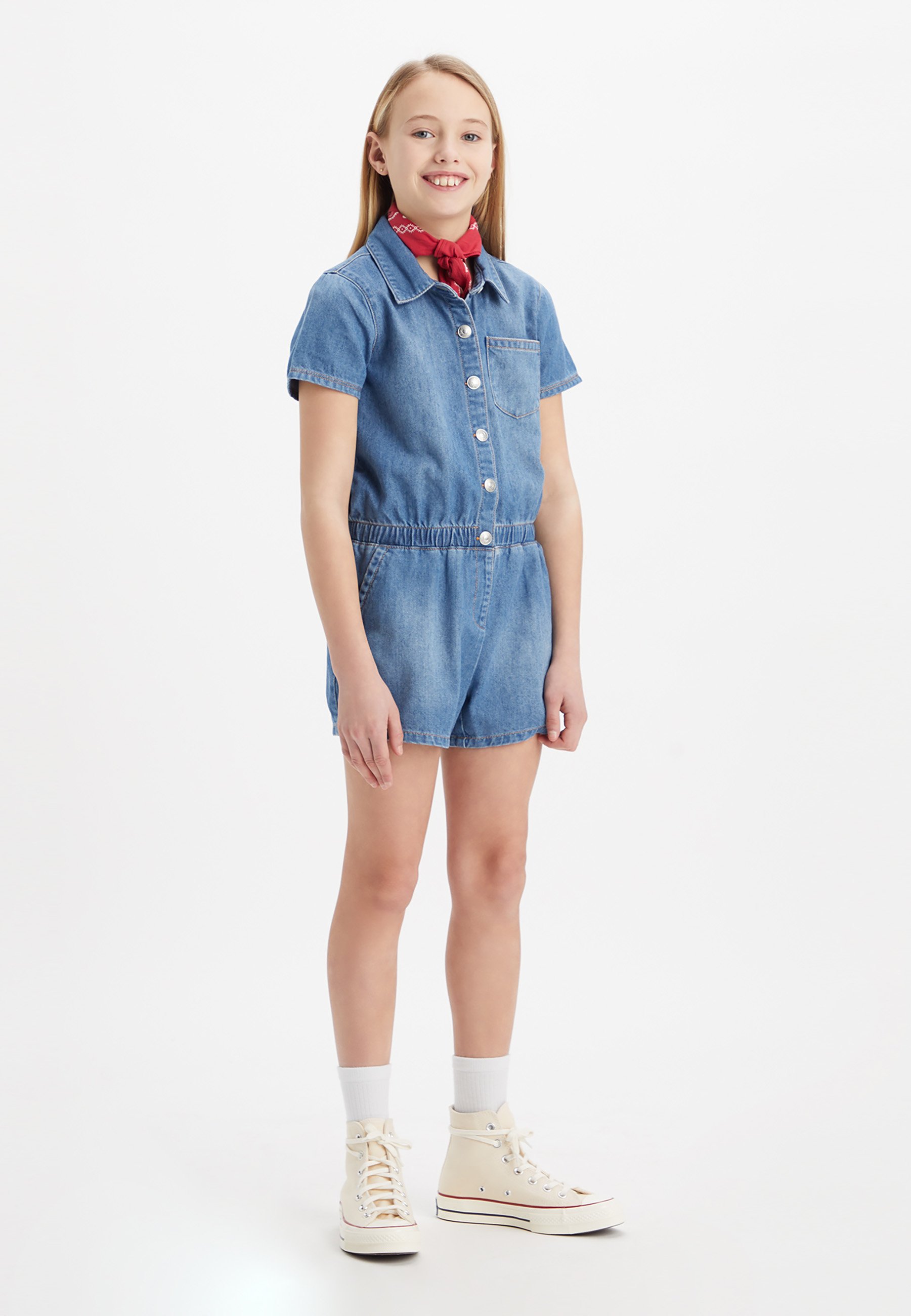 Levi's® ROMPER - Jumpsuit - keep the change/light-blue denim