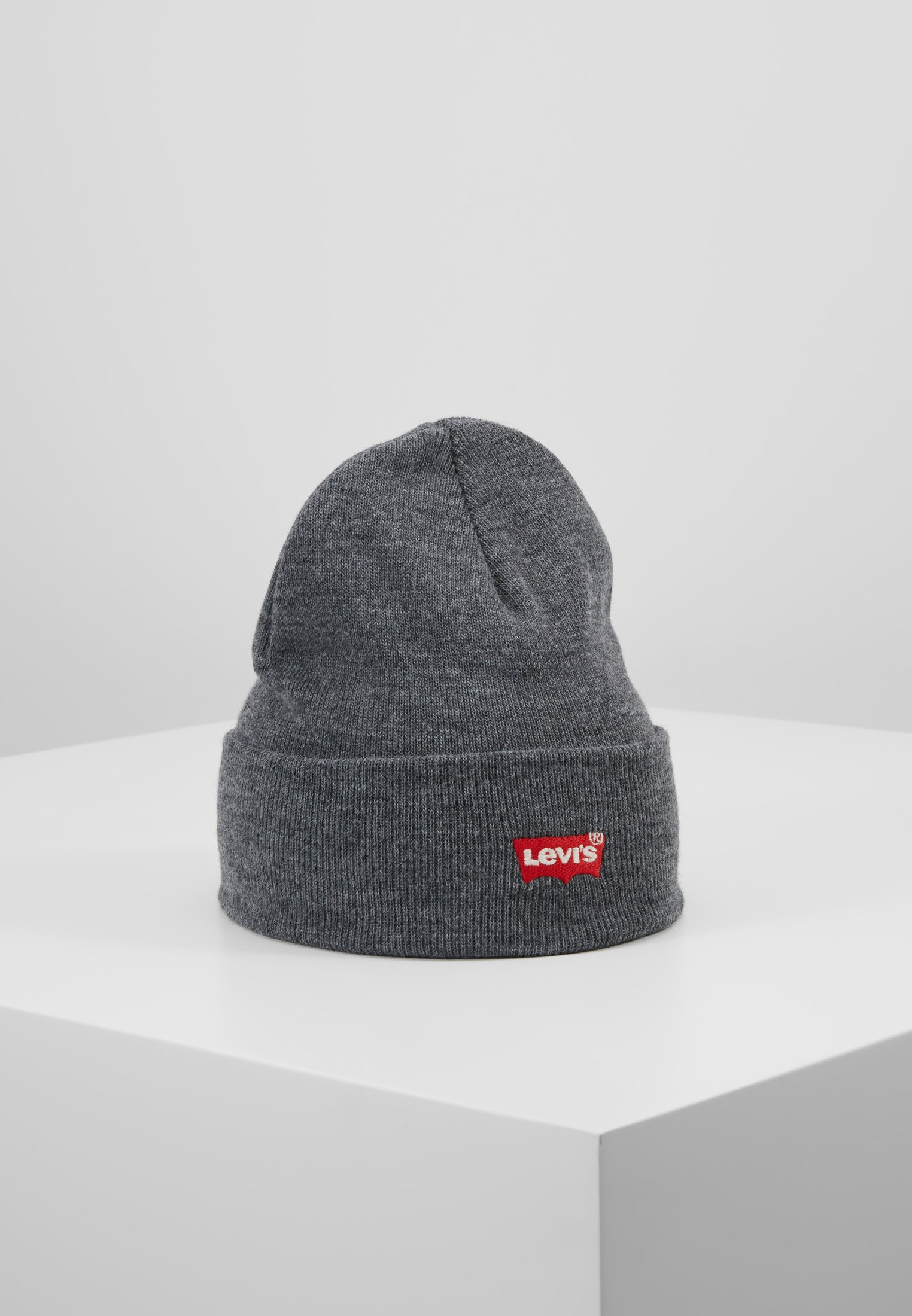 Levi's® BATWING EMBROIDERED SLOUCHY BEANIE - Beanie - regular grey/grey