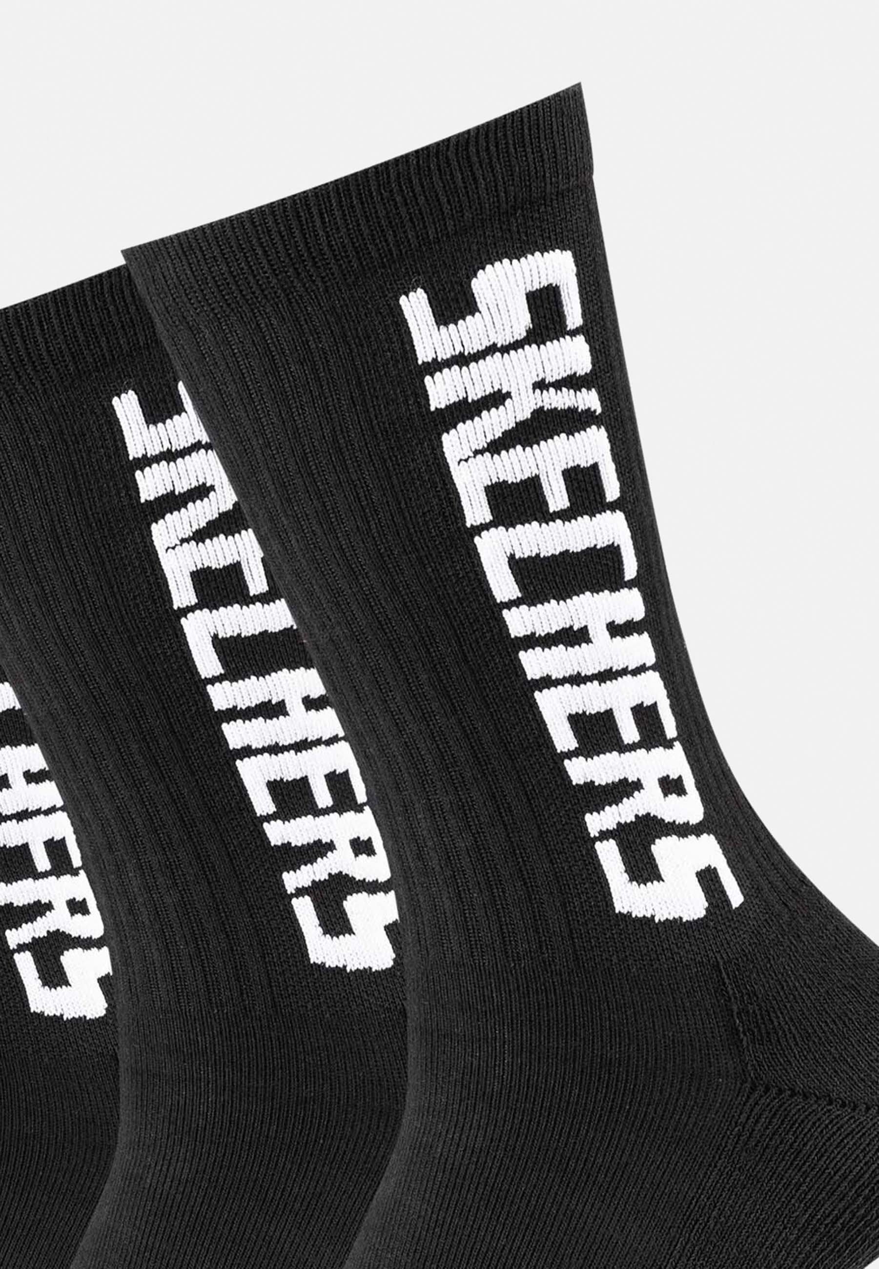 Skechers 4 PACK - Sports socks - black
