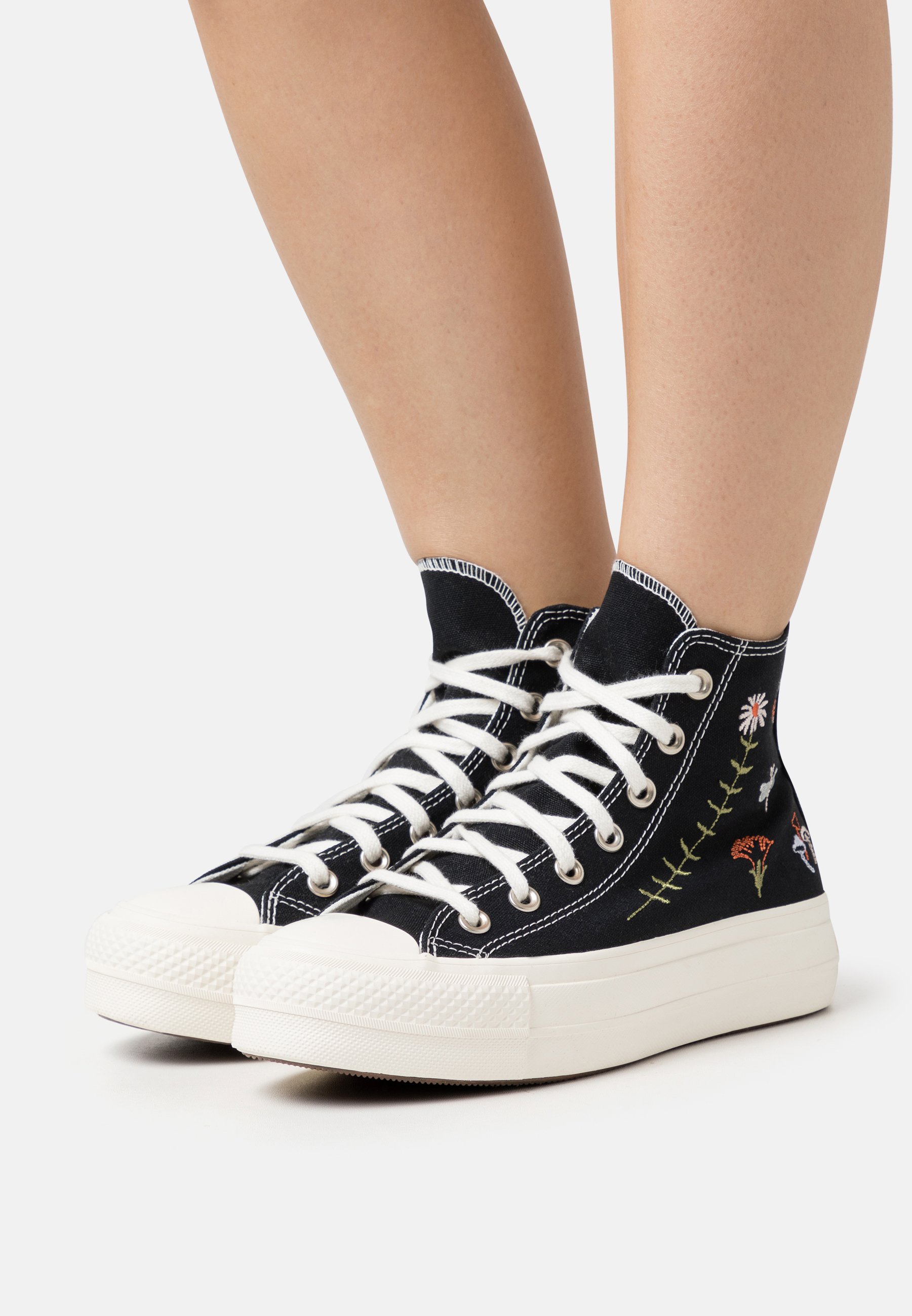 Converse CHUCK TAYLOR ALL STAR LIFT - High-top trainers - black/egret/black