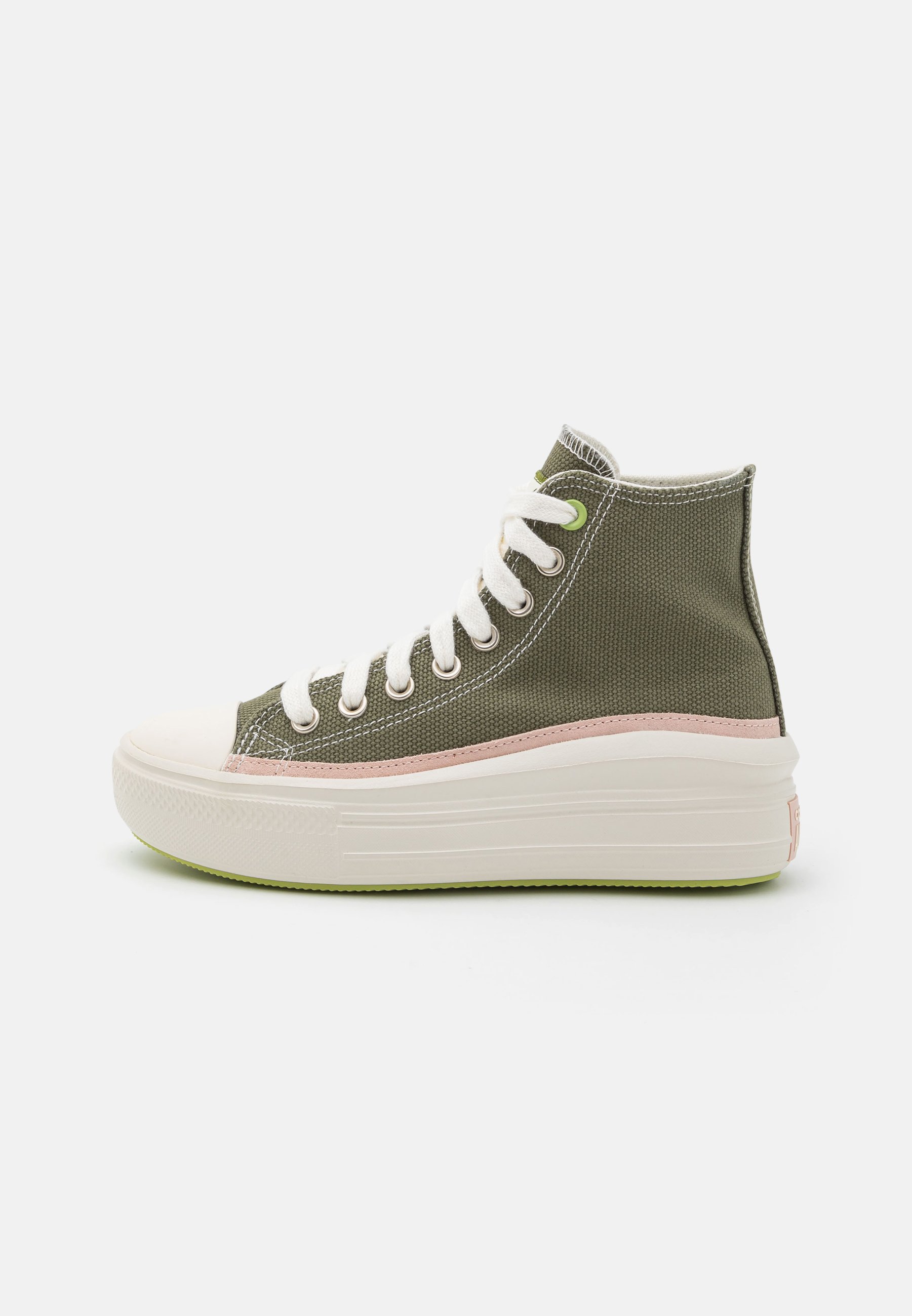 Converse CHUCK TAYLOR ALL STAR MOVE - High-top trainers - utility/pink sage/black