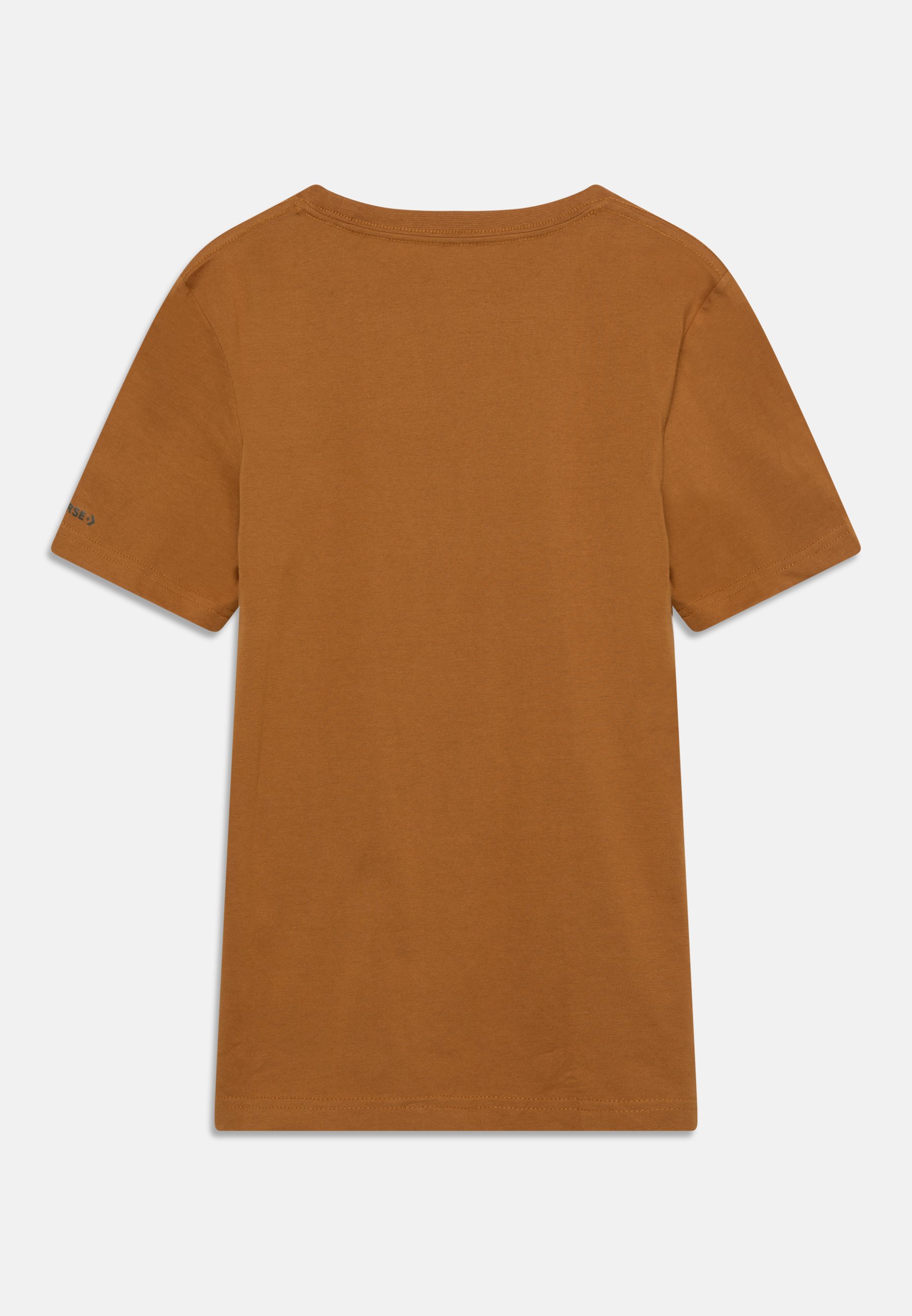 Converse DISSECTED COLOR TEE - Print T-shirt - dark soba/mustard yellow