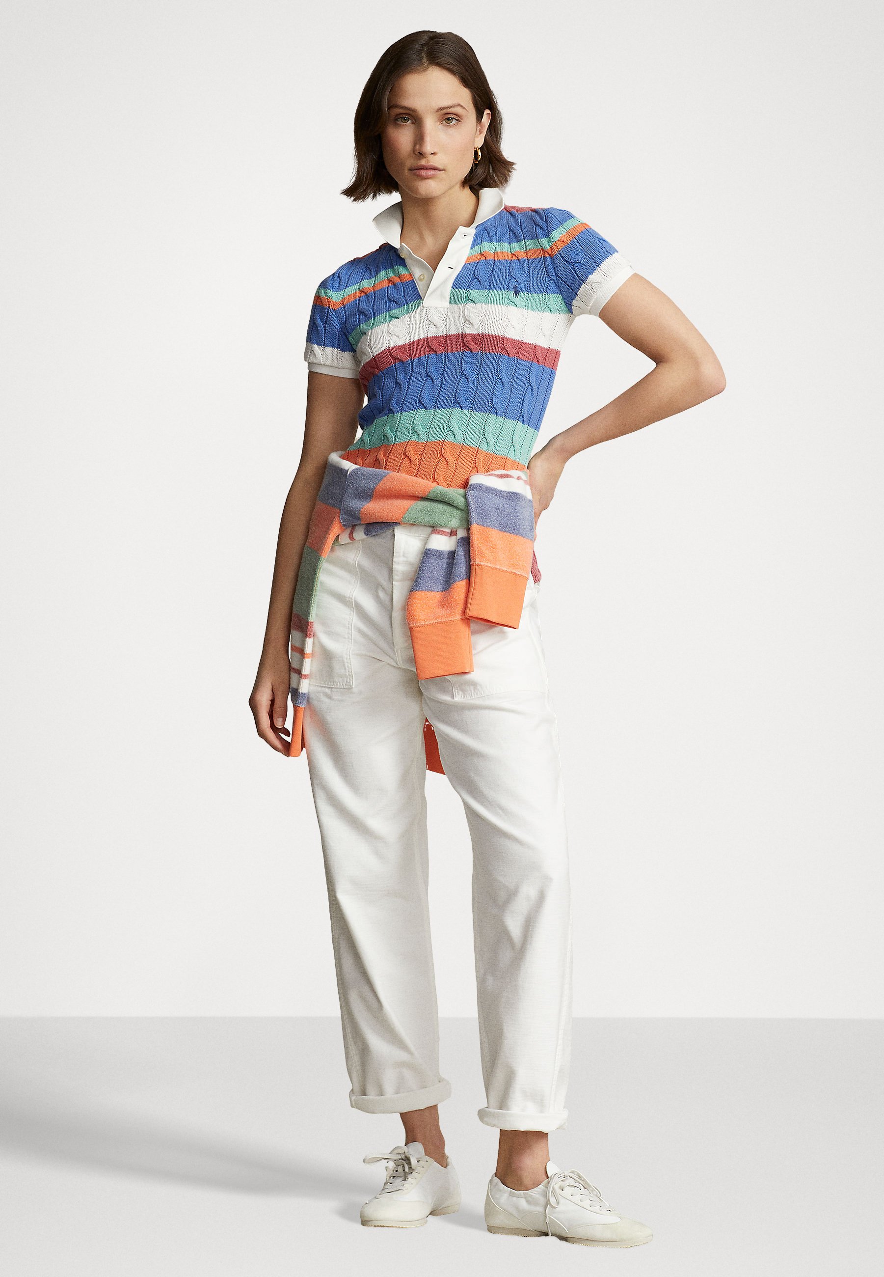 Polo Ralph Lauren SHORT SLEEVE - Polo shirt - multi/blue