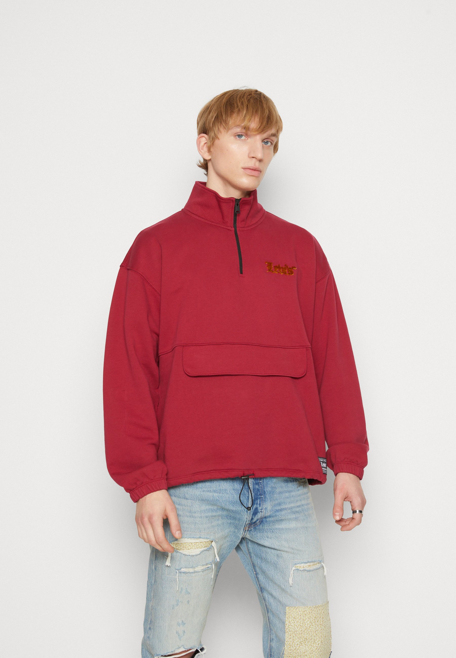Levi's® RELAXED GRAPHIC ZIP UNISEX - Sweatshirt - bordeaux/red/bordeaux