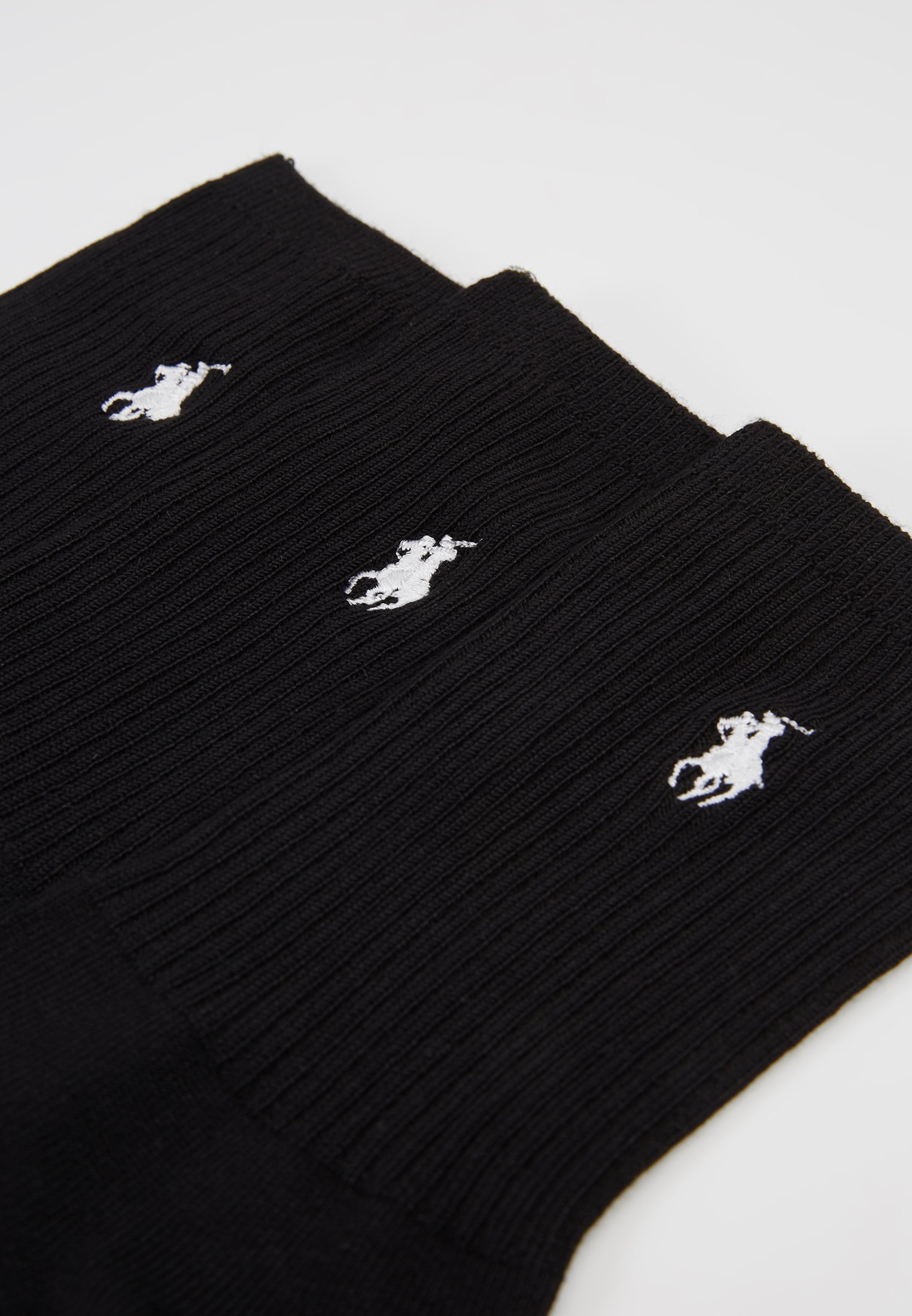 Polo Ralph Lauren SUPERSOFT CREW SOCK 3-PACK - Socks - black