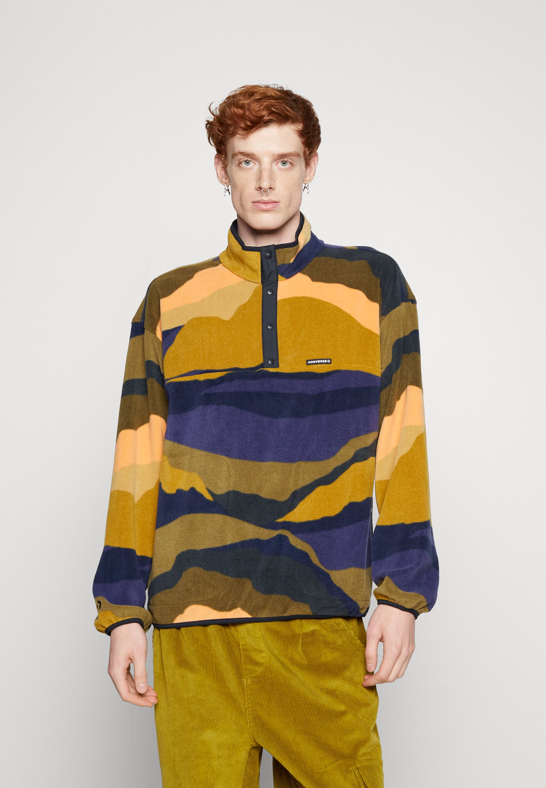 Converse HOLIDAY POP OVER - Fleece jumper - mountainscape/multi-coloured