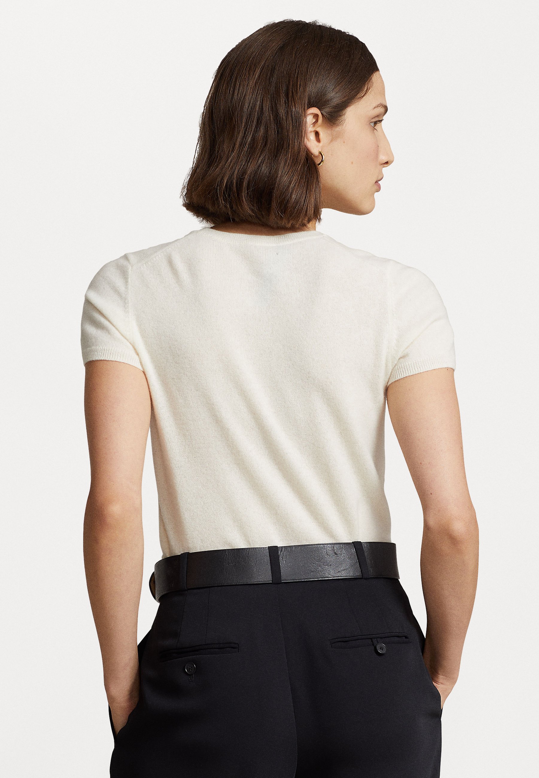Polo Ralph Lauren SHORT SLEEVE - Basic T-shirt - parchment cream/beige