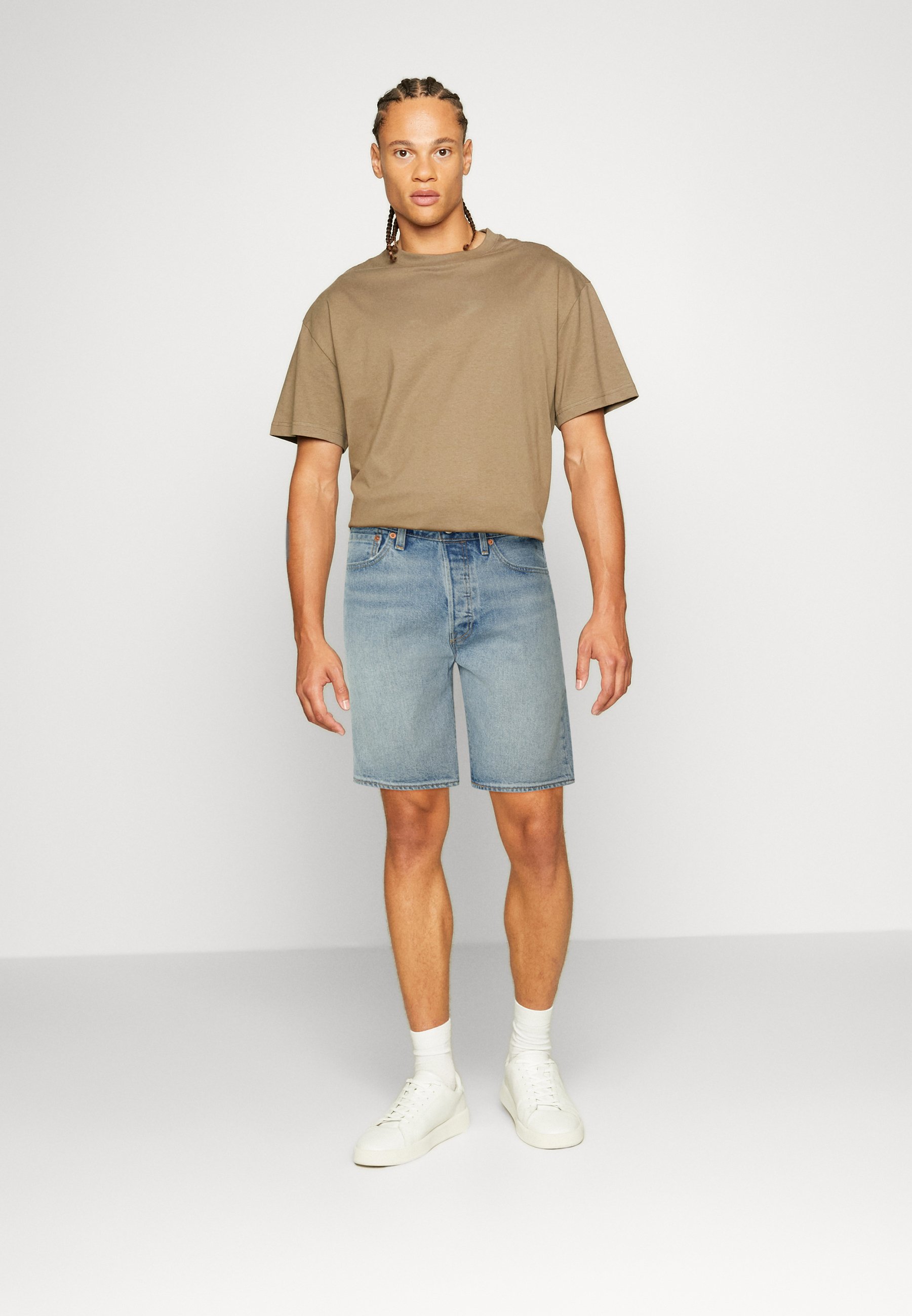 Levi's® 501® HEMMED SHORTS - Denim shorts - to the millenium/blue denim