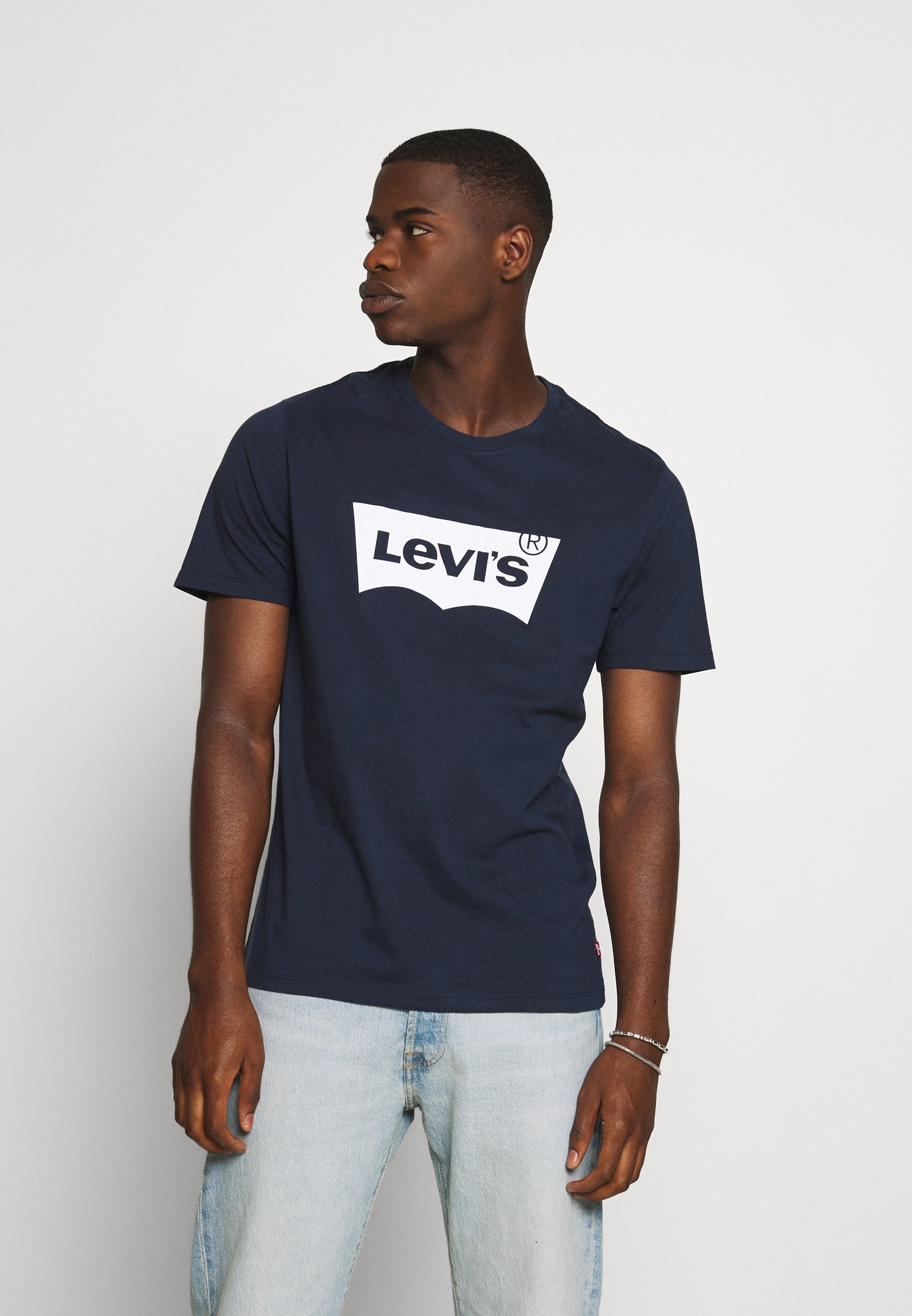Levi's® HOUSEMARK GRAPHIC - Print T-shirt - dress blues/dark blue