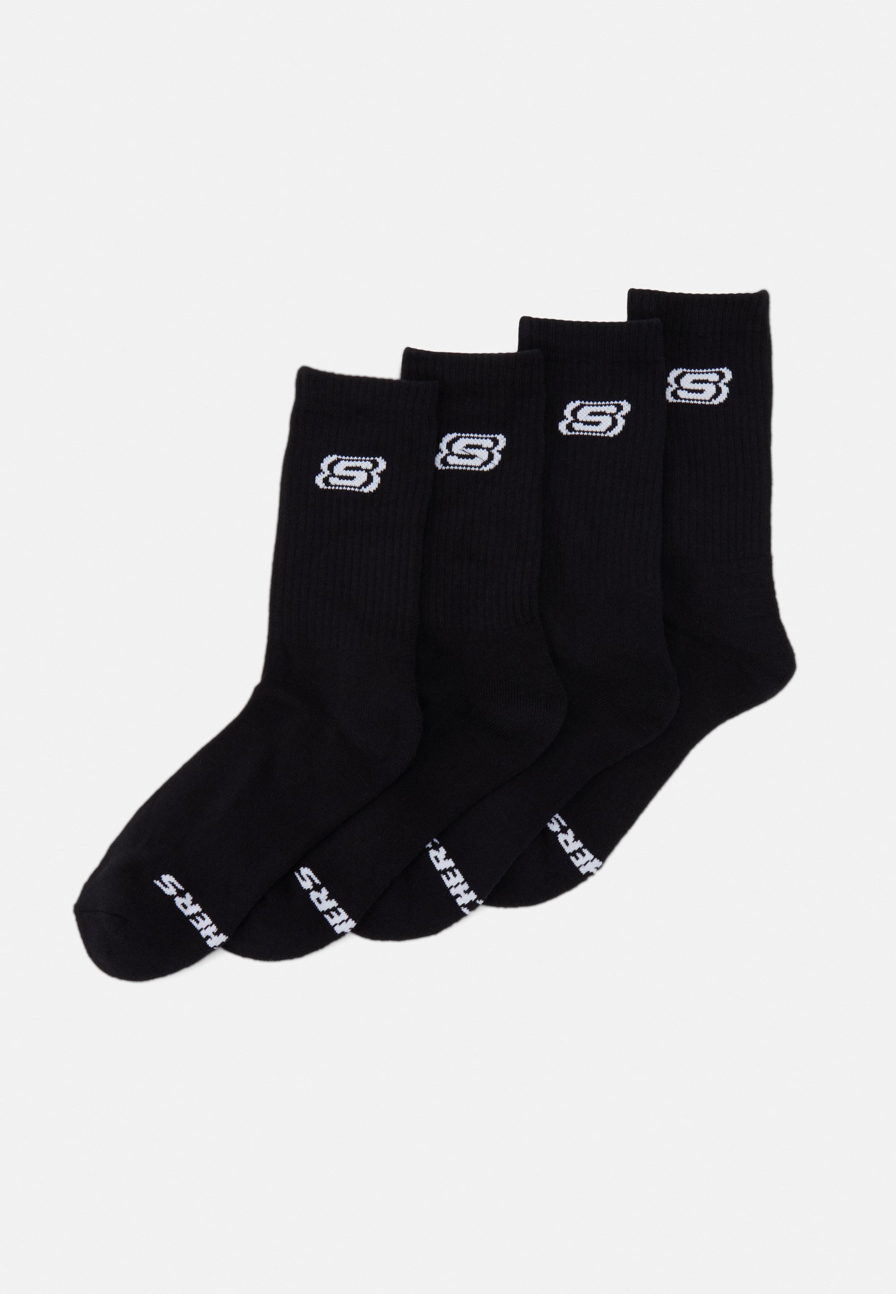 Skechers TENNIS CUSHIONED 4 PACK - Socks - black