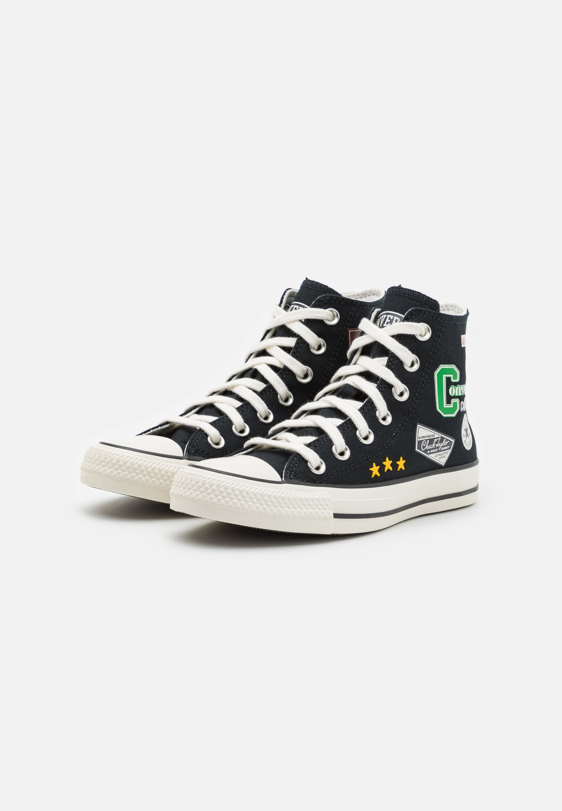 Converse CHUCK TAYLOR ALL STAR UNISEX - High-top trainers - black/white/green/black