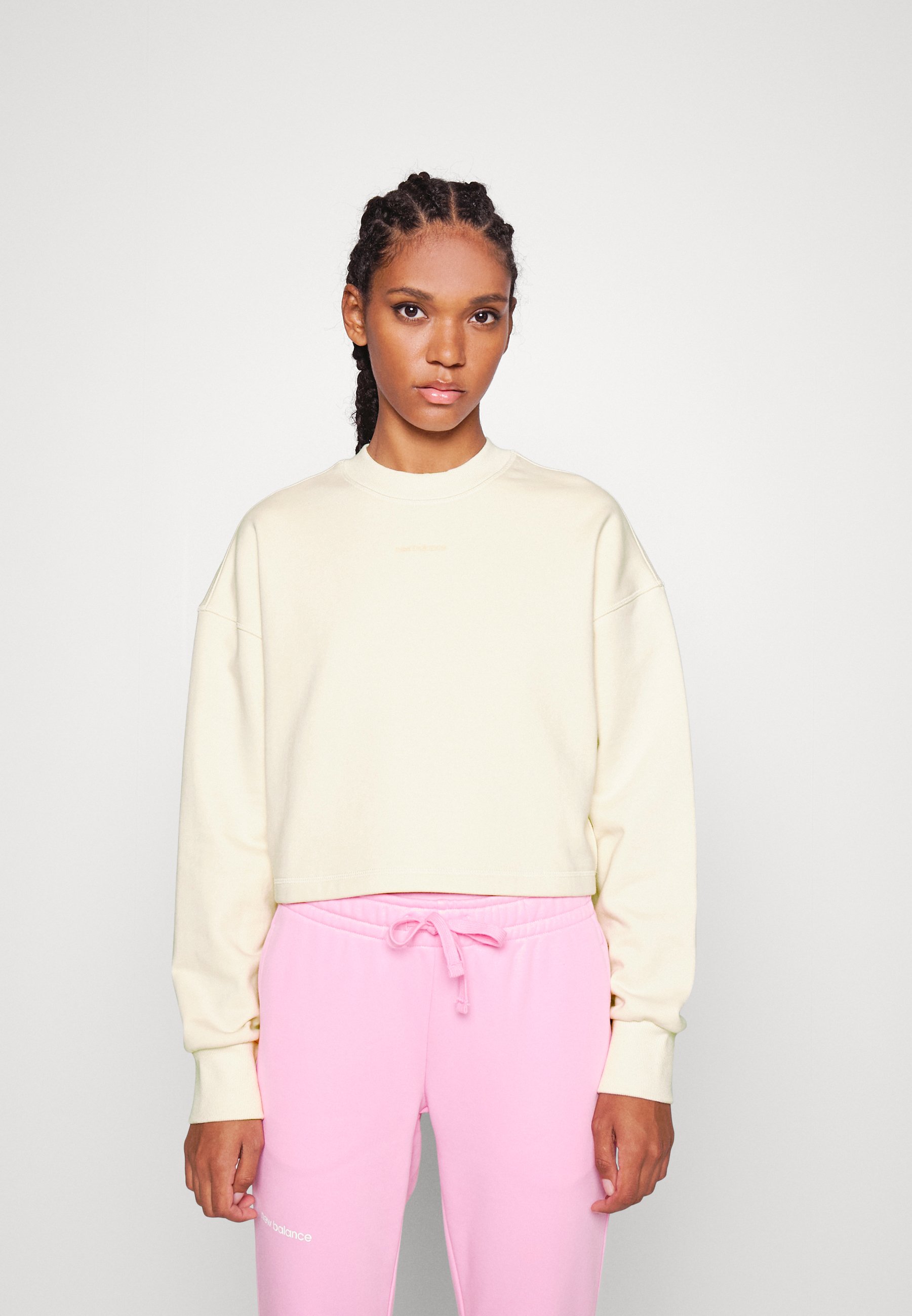 NB ATHLETICS NATURE STATE CREW - Sweatshirt - greige/off-white