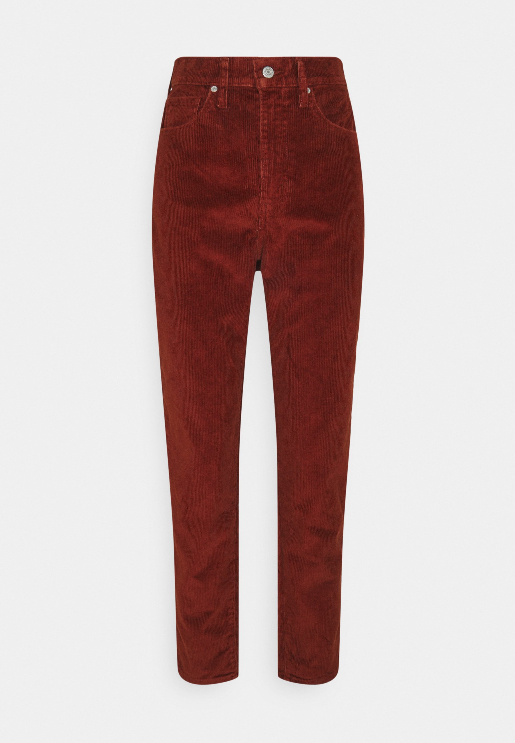 Levi's® HIGH WAISTED MOM - Jeans Tapered Fit - ochre/brown