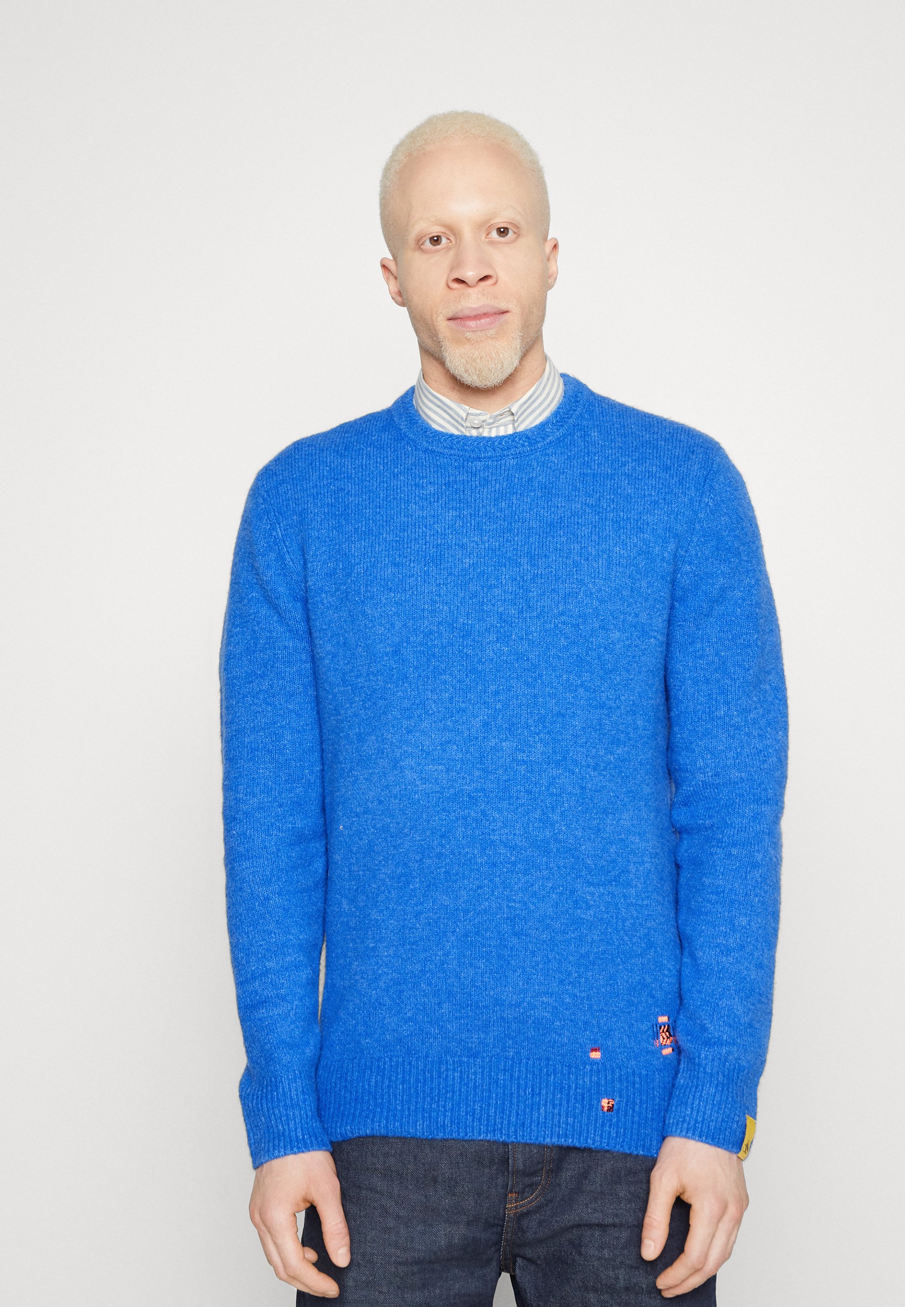 Scotch & Soda REGULAR FIT SOFTY - Jumper - rhythm blue/blue