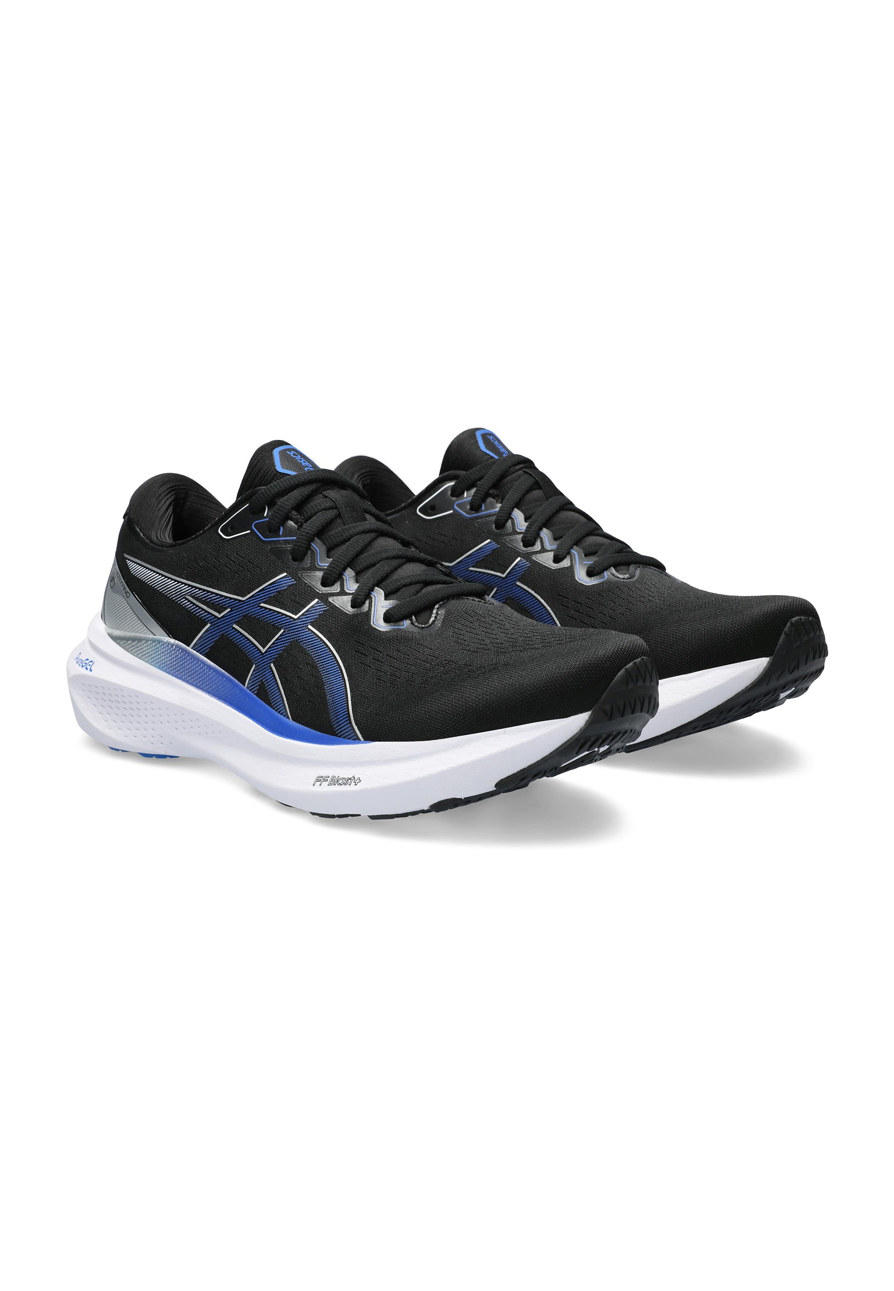 ASICS GEL-KAYANO 30 - Stabilty running shoes - black/illusion blue/black