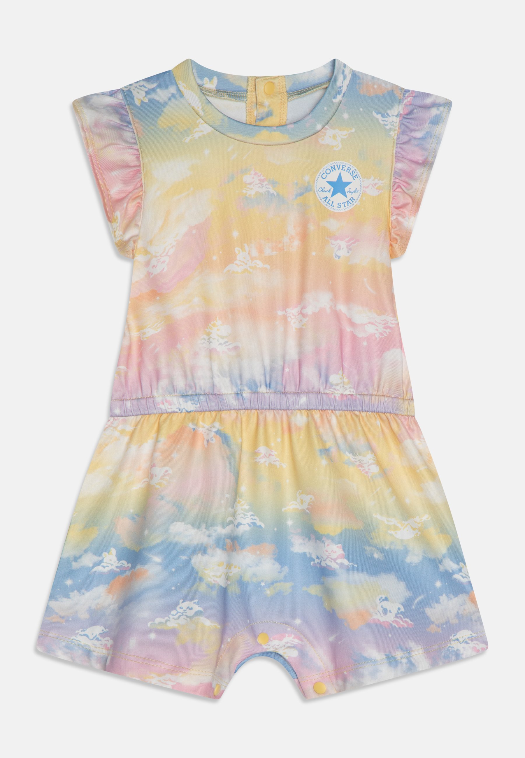 Converse PRINTED ROMPER - Sleep suit - sunny/multi-coloured