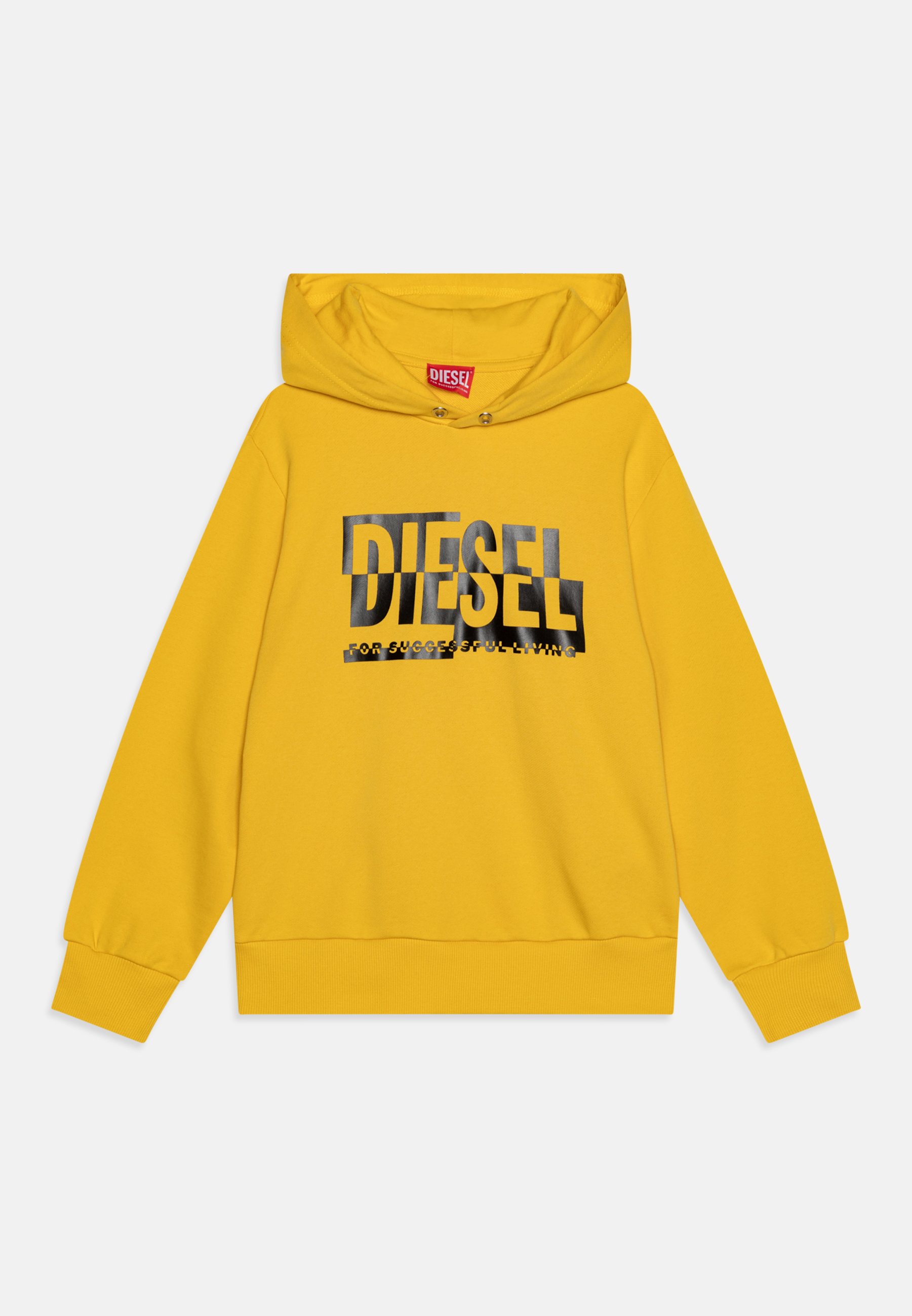 Diesel SPEN OVER UNISEX - Hoodie - intense yellow/yellow