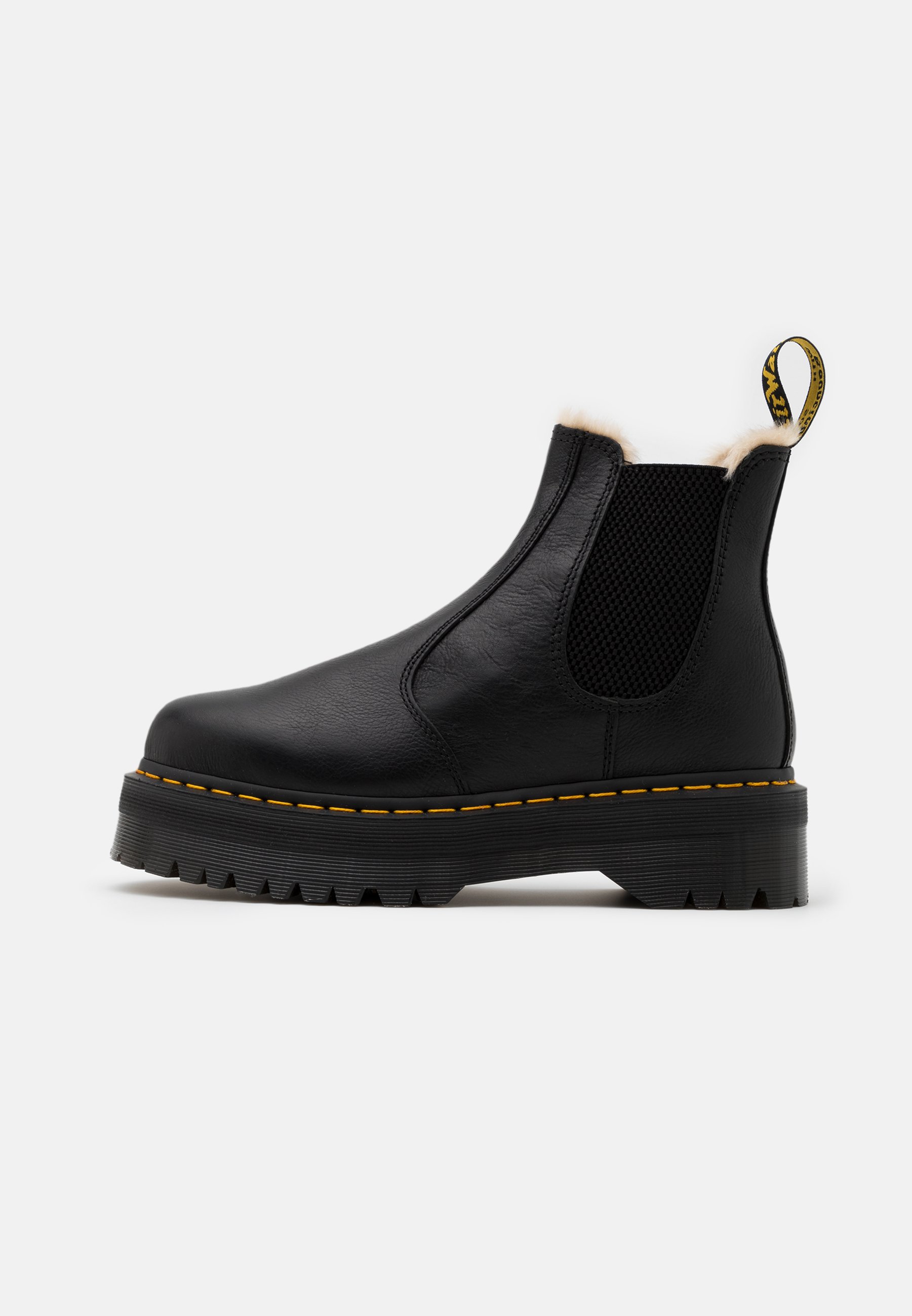 Dr. Martens 2976 QUAD - Platform ankle boots - black/natural/black